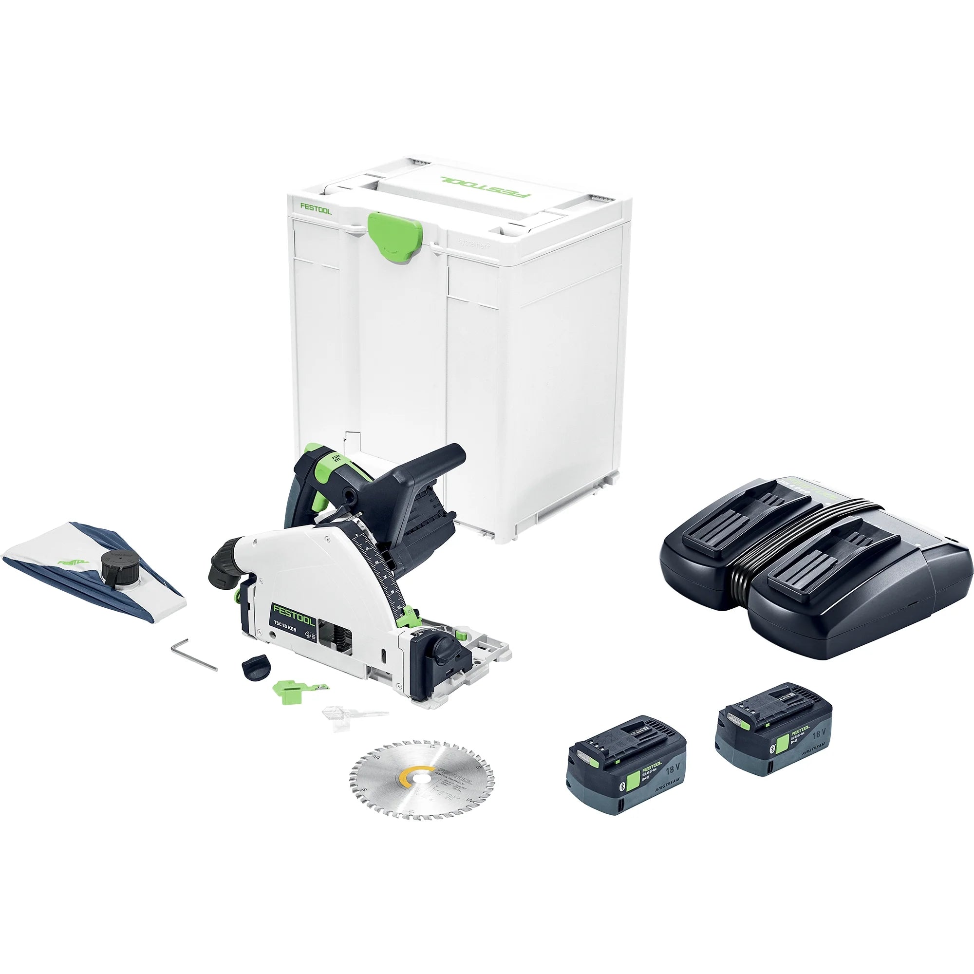 Scie plongeante Festool TSC 55 5,0 KEBI-Plus/XL 18V 5Ah