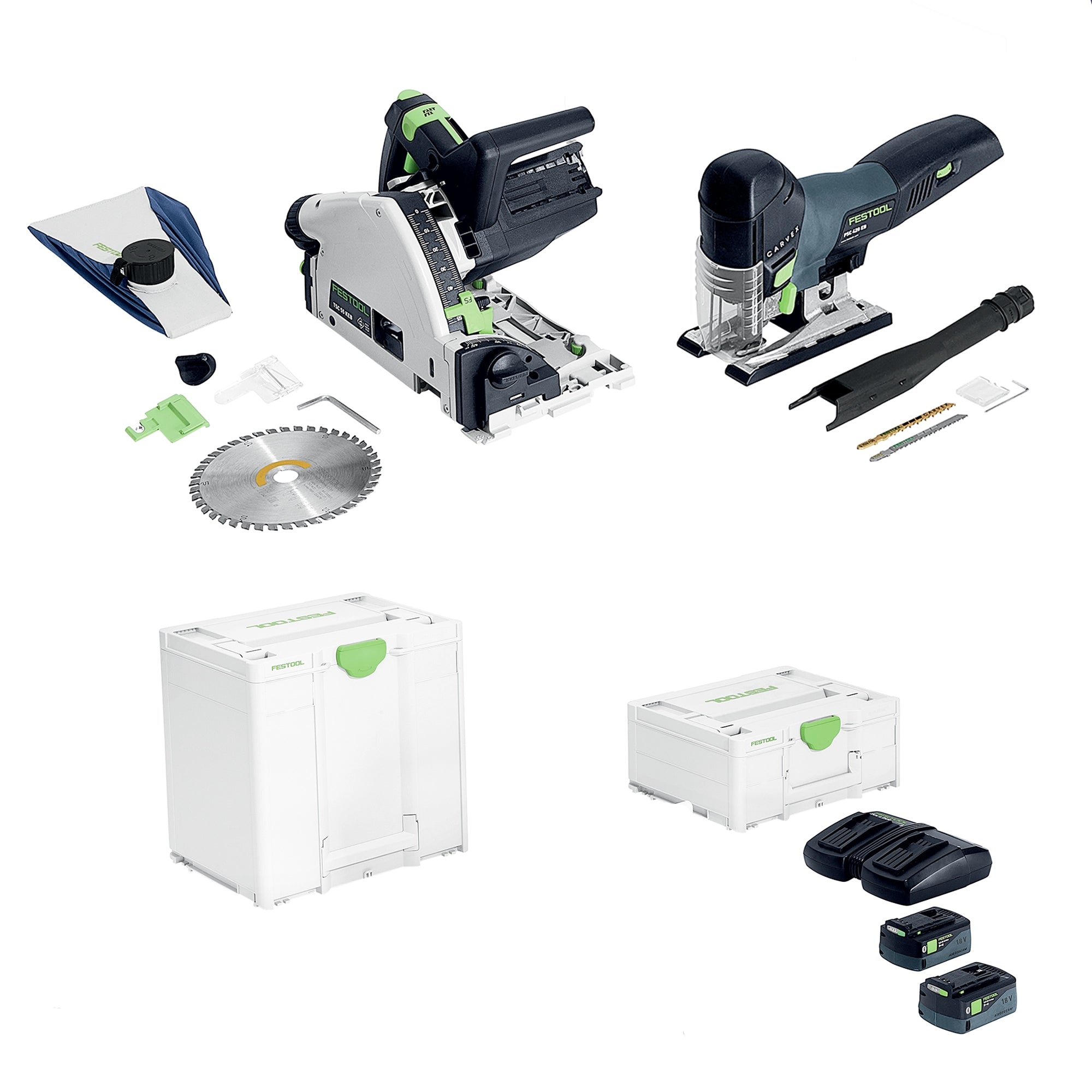 Combo Set Festool TSC 55 K/PSC 420 18V 5Ah