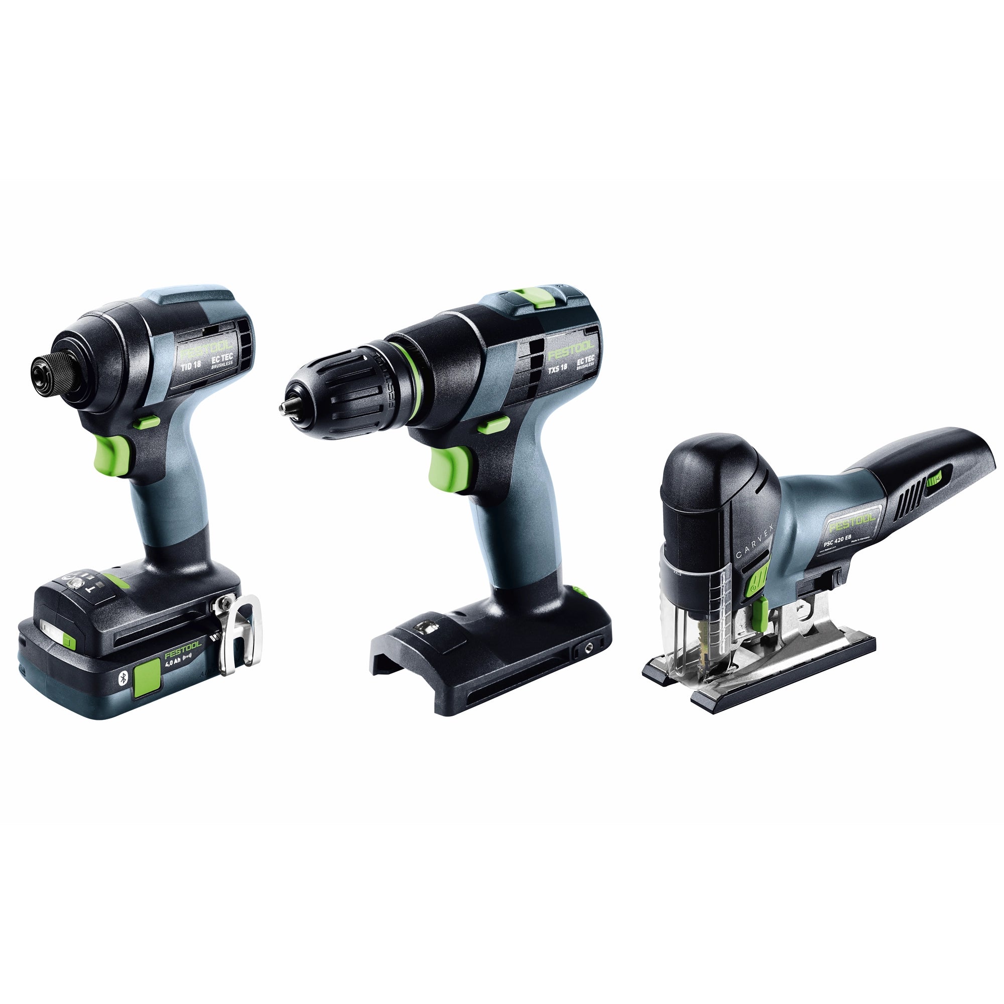 Combo Set Festool TID 18/TXS 18/PSC 420 18V 4Ah