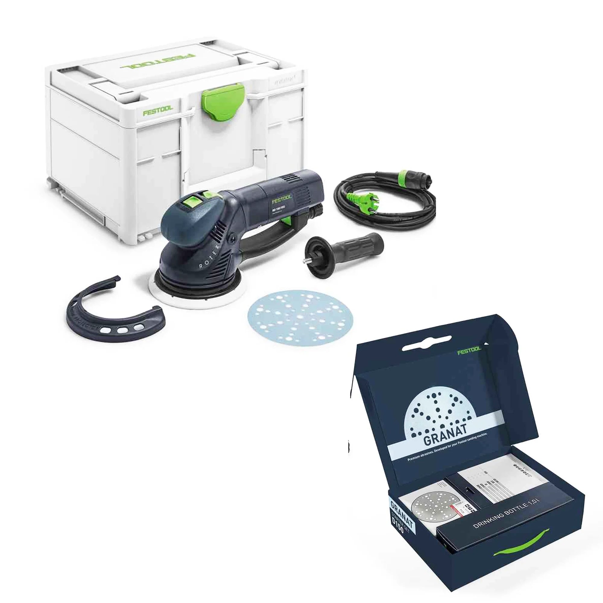 Ponceuse Festool ROTEX RO150 FEQ GR-Set P