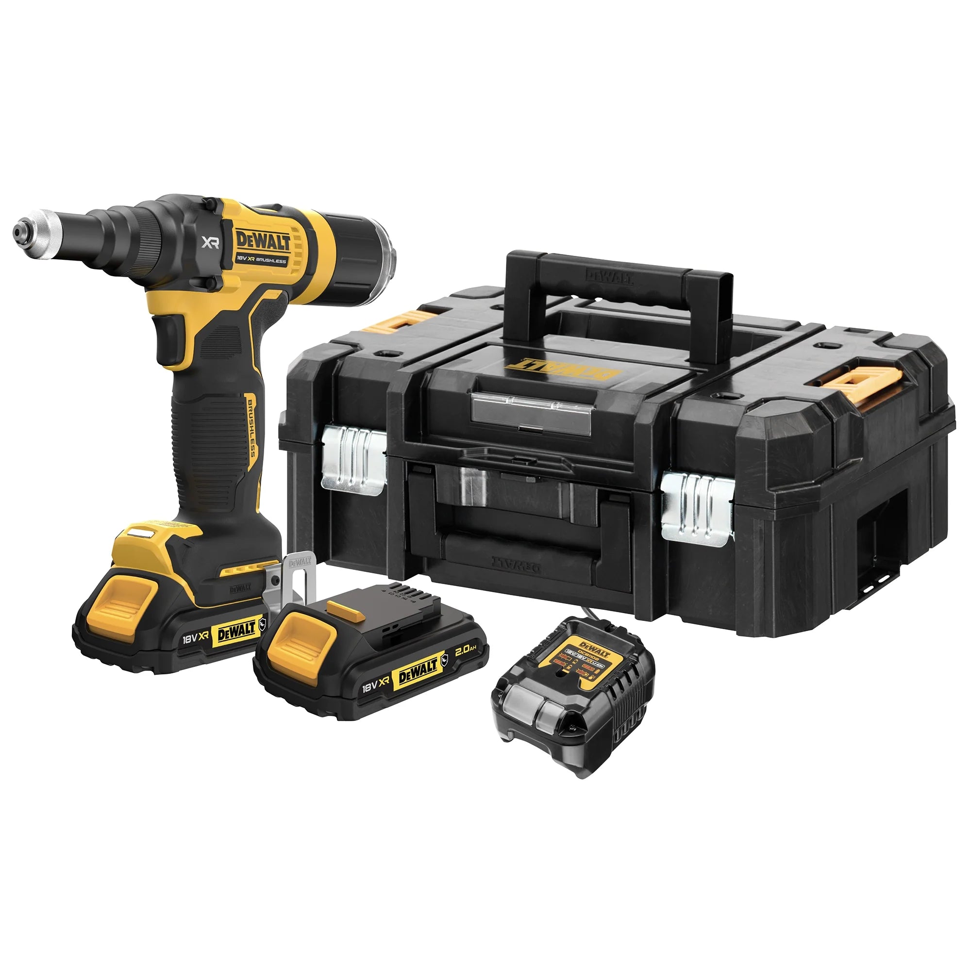 Machine à riveter Dewalt DCF403D2GT-QW 18V 2Ah