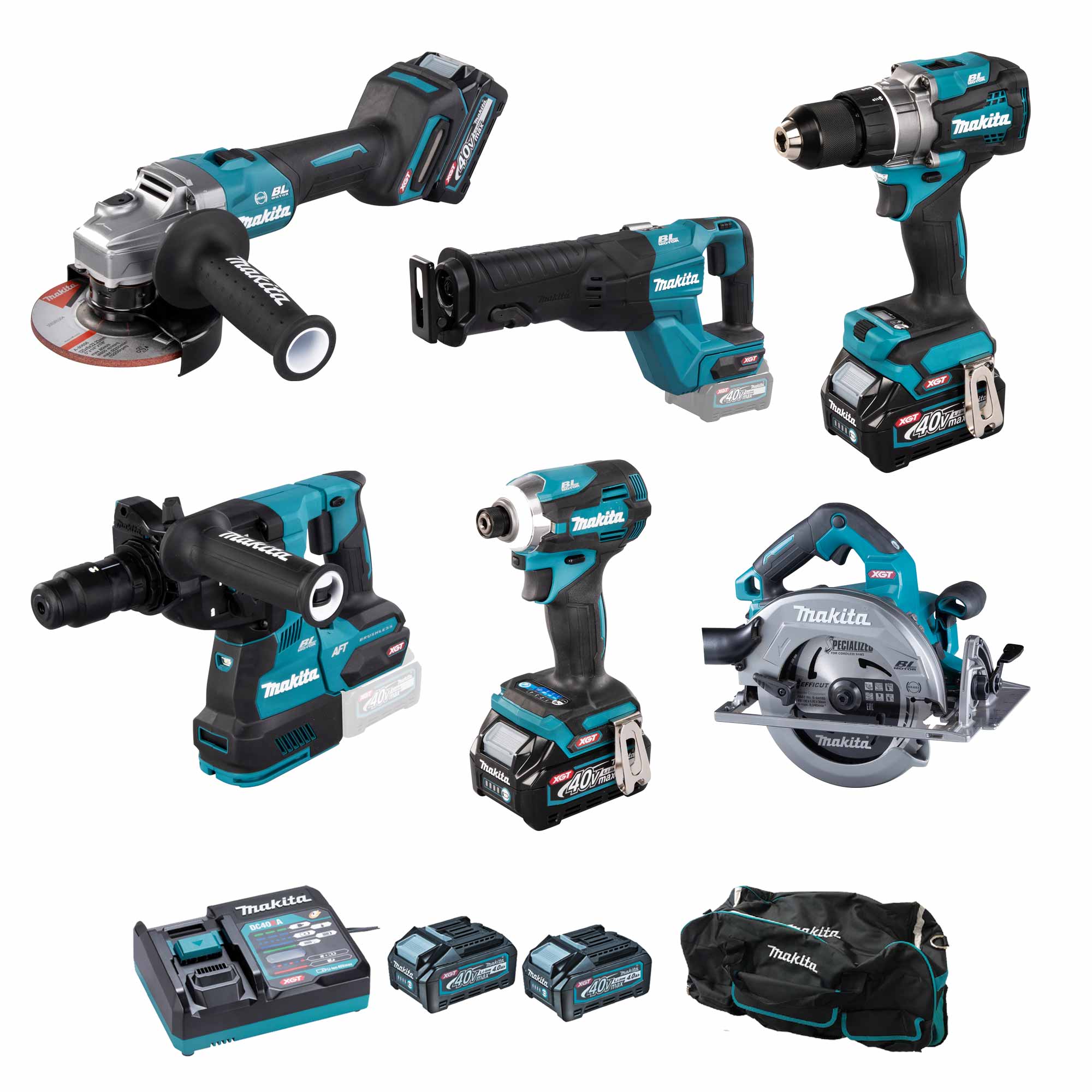 Combo Kit Makita DK0128G601 40V 4Ah