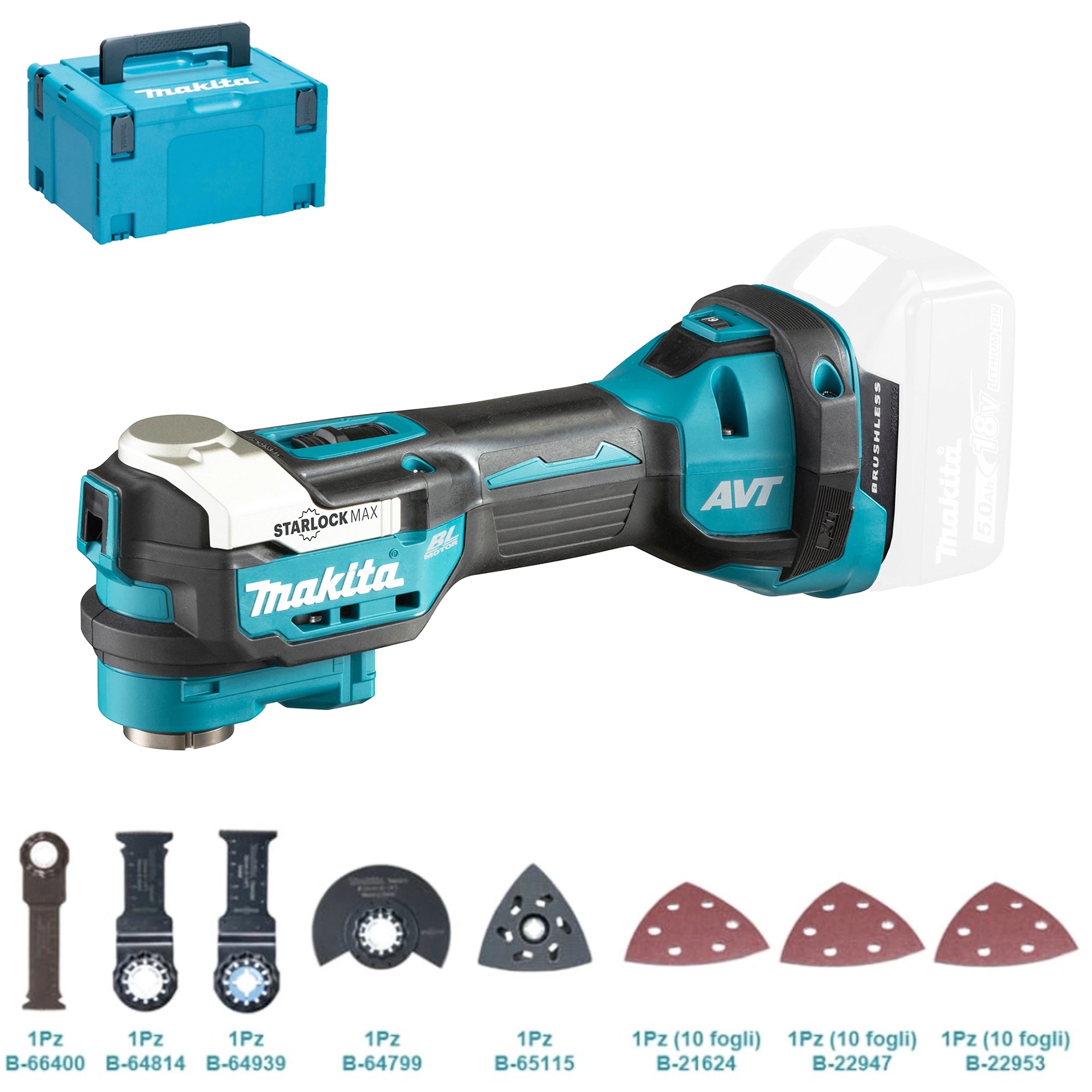 Multifonctions Makita DTM52ZX1 18V