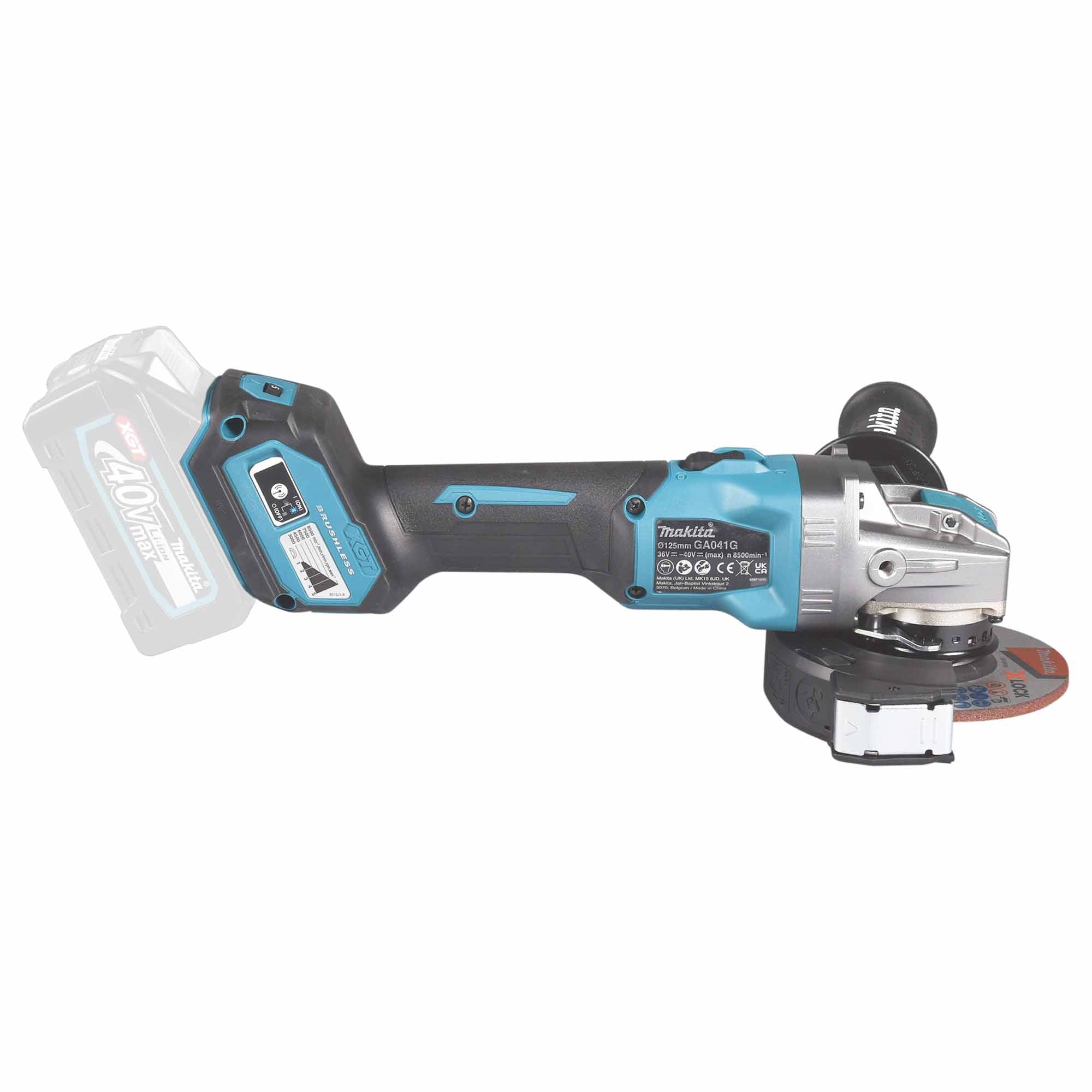 Meuleuse d'angle Makita GA041GM201 40V 4Ah