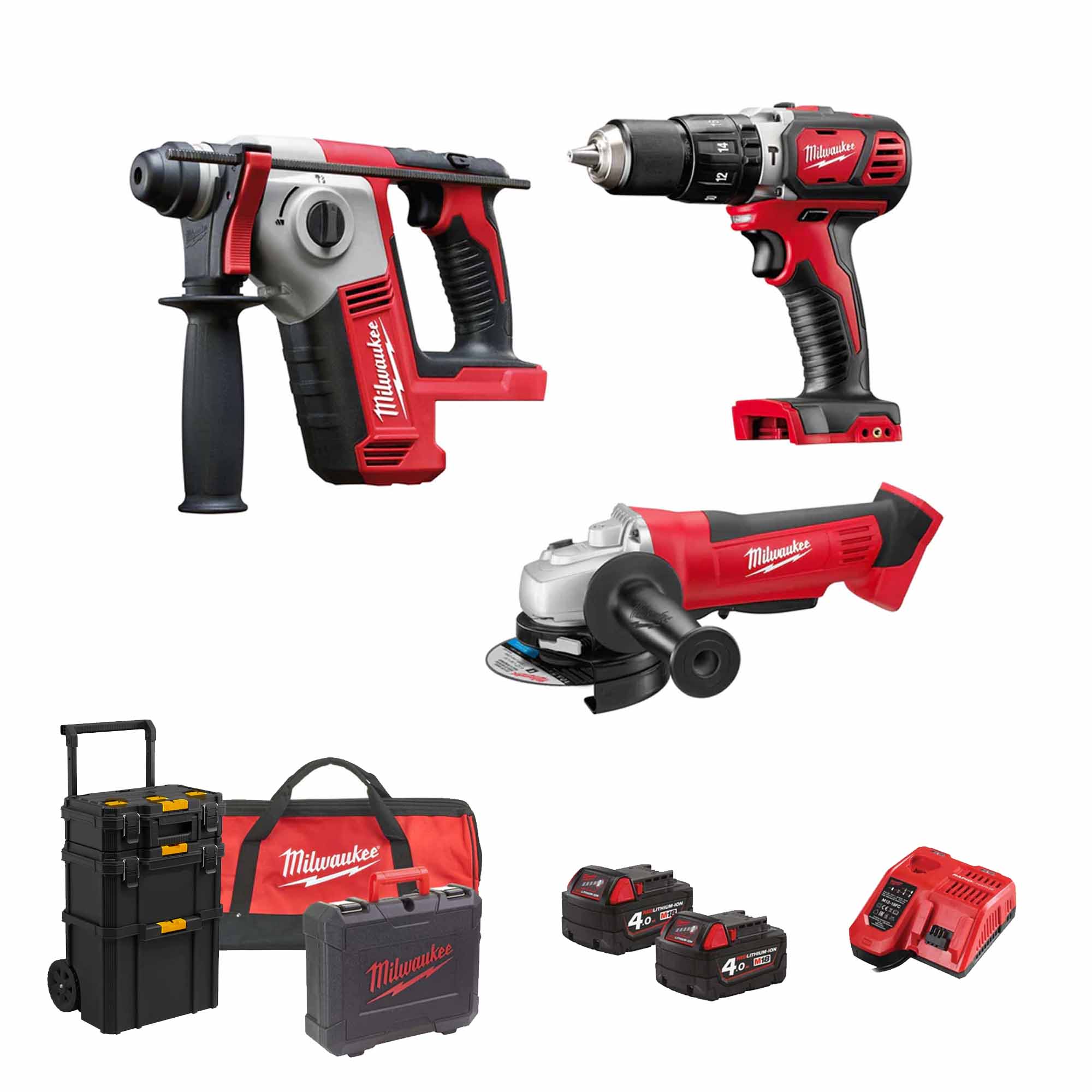 Kit Milwaukee M18 BPP3A-402TRS