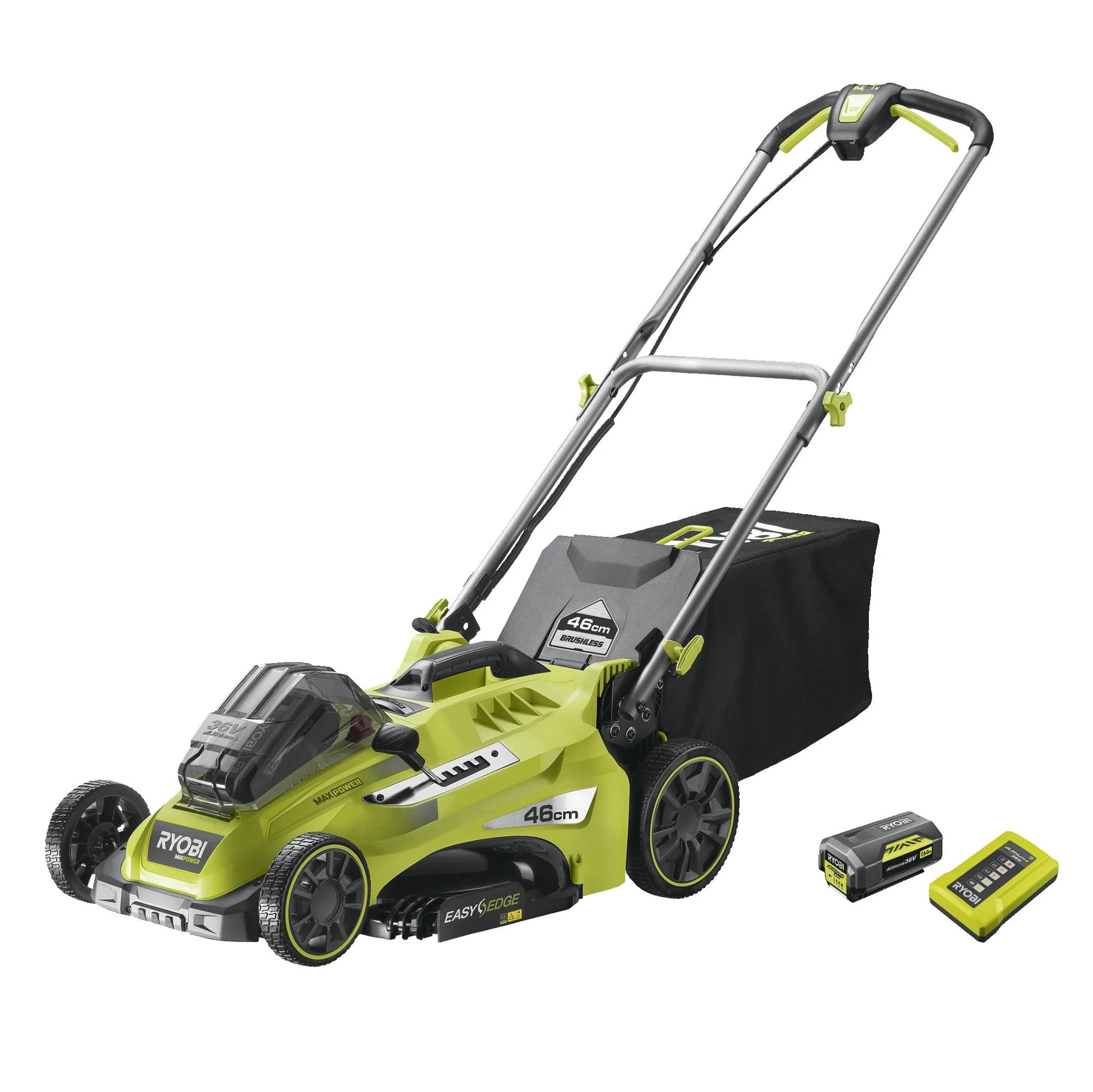 Tondeuse Brushless Ryobi RLM36X46H50PG 36V 5Ah