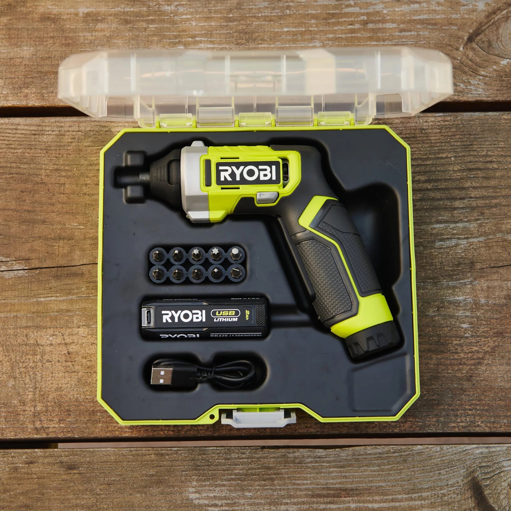 Visseuse ergonomique Ryobi RSD4-120T 4V 2.0 Ah