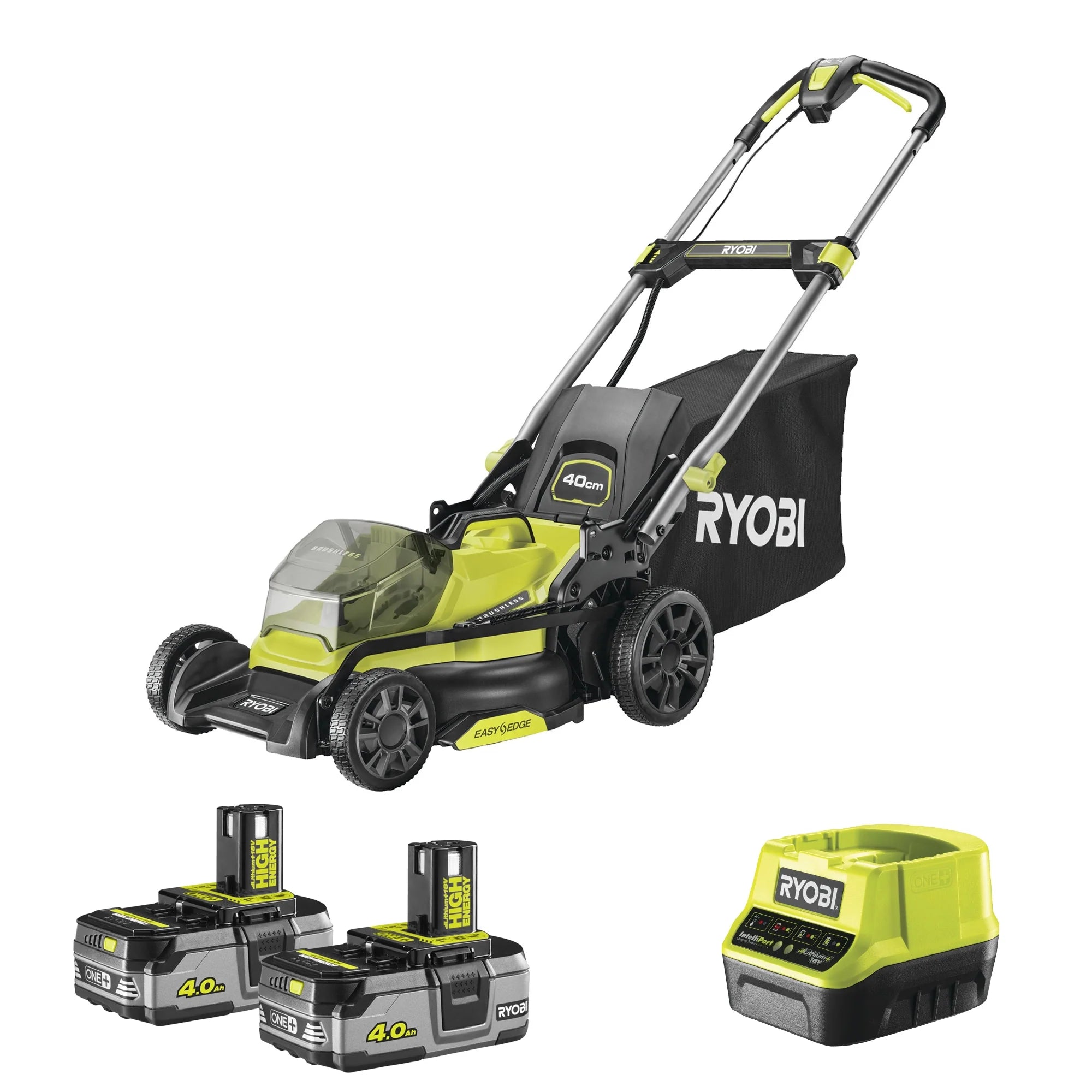 Tondeuse Ryobi RY18LMX40C-240 18V 4Ah