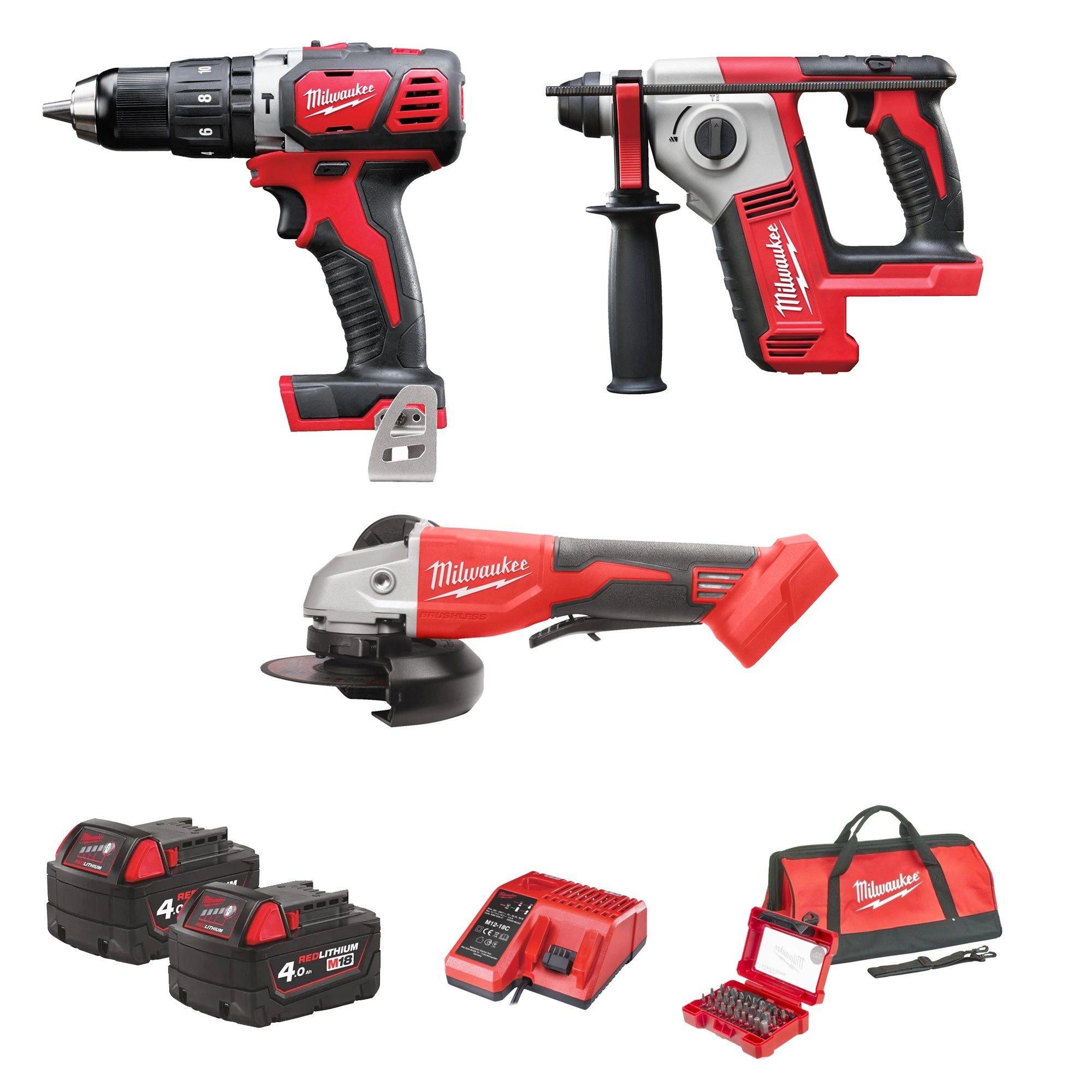 Kit Milwaukee M18 BPP3A-402C