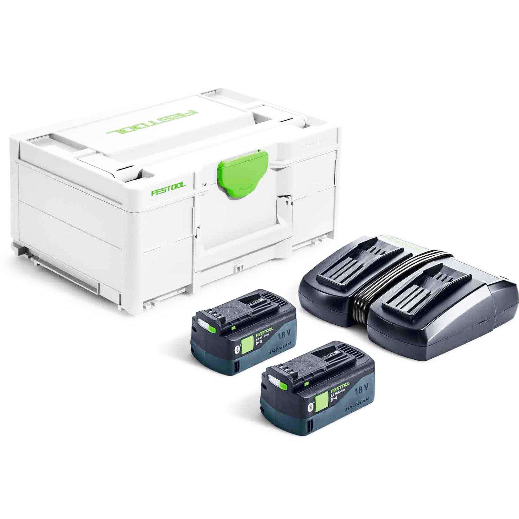 Kit Batteries Festool SYS 18V 2x5,0/TCL 6 DUO