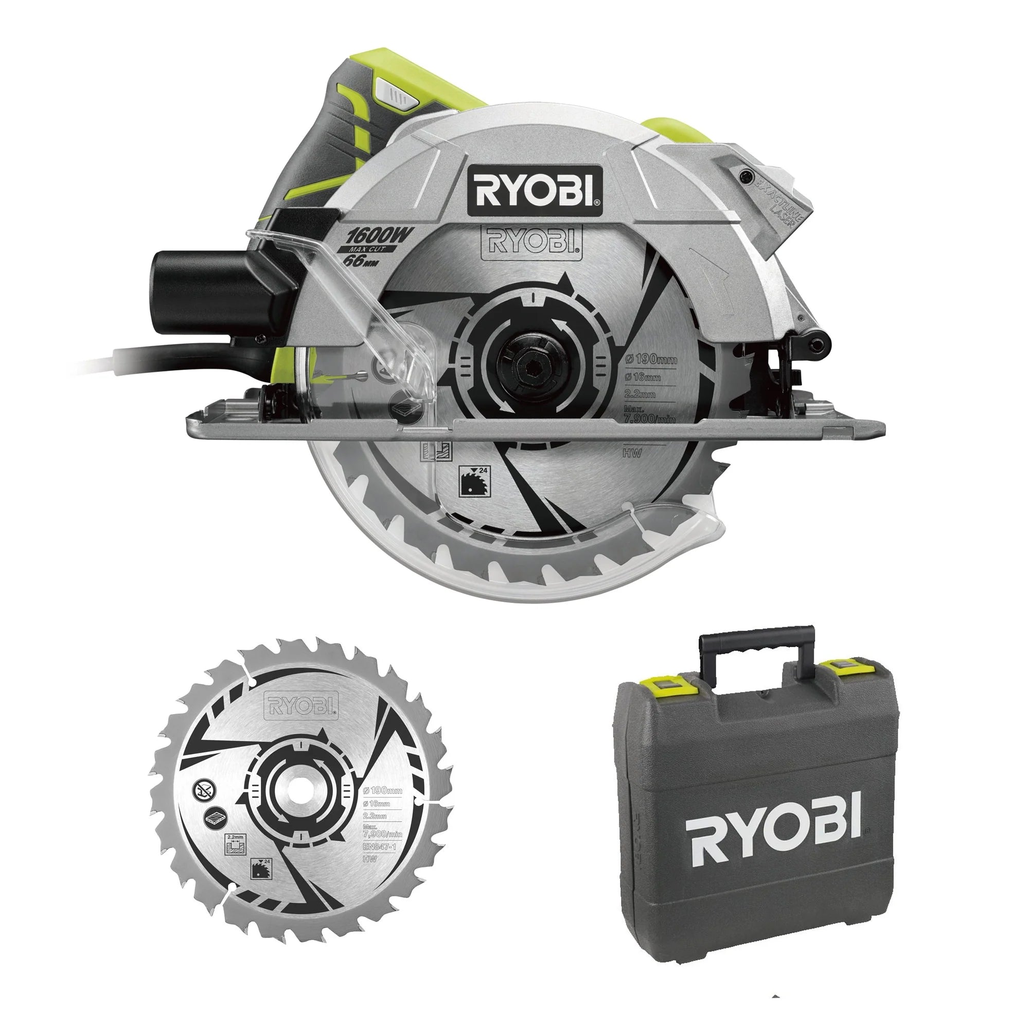 Scie circulaire Ryobi RCS1600-K 1600W