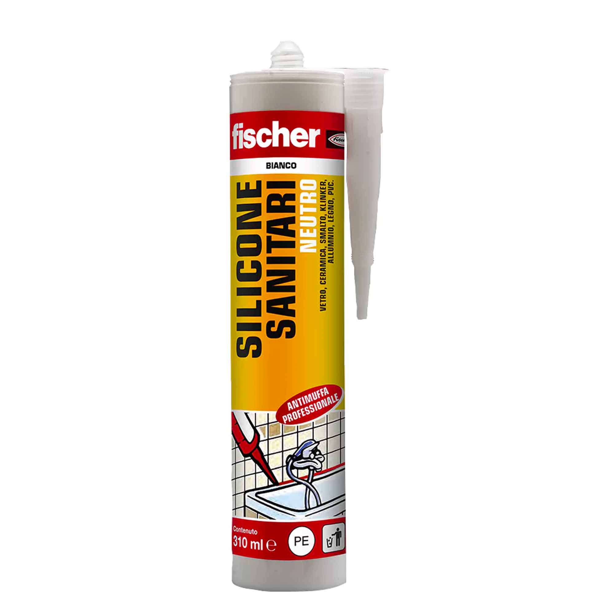 Silicone sanitaire neutre Fischer SNS