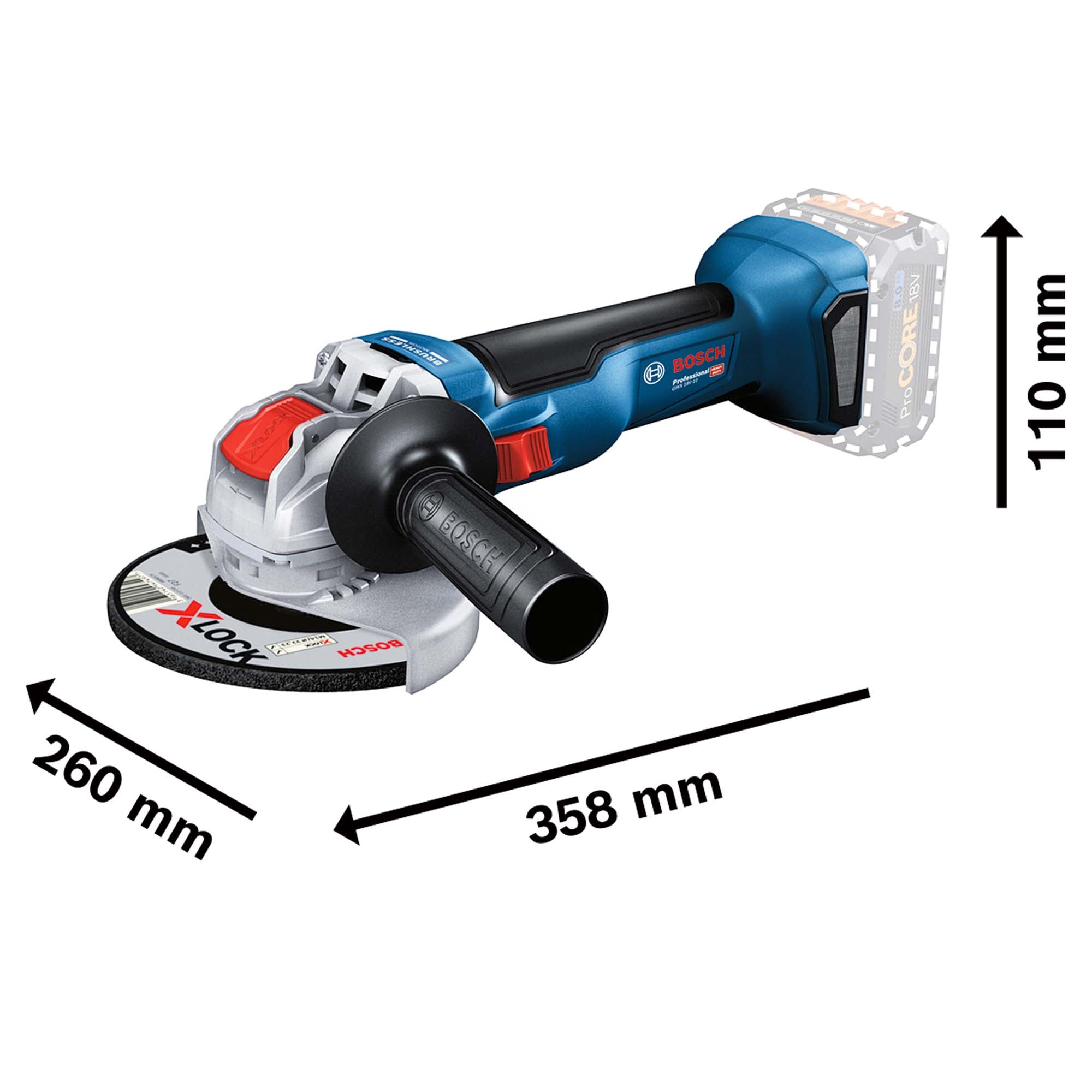 Meuleuse Bosch GWX 18V-10