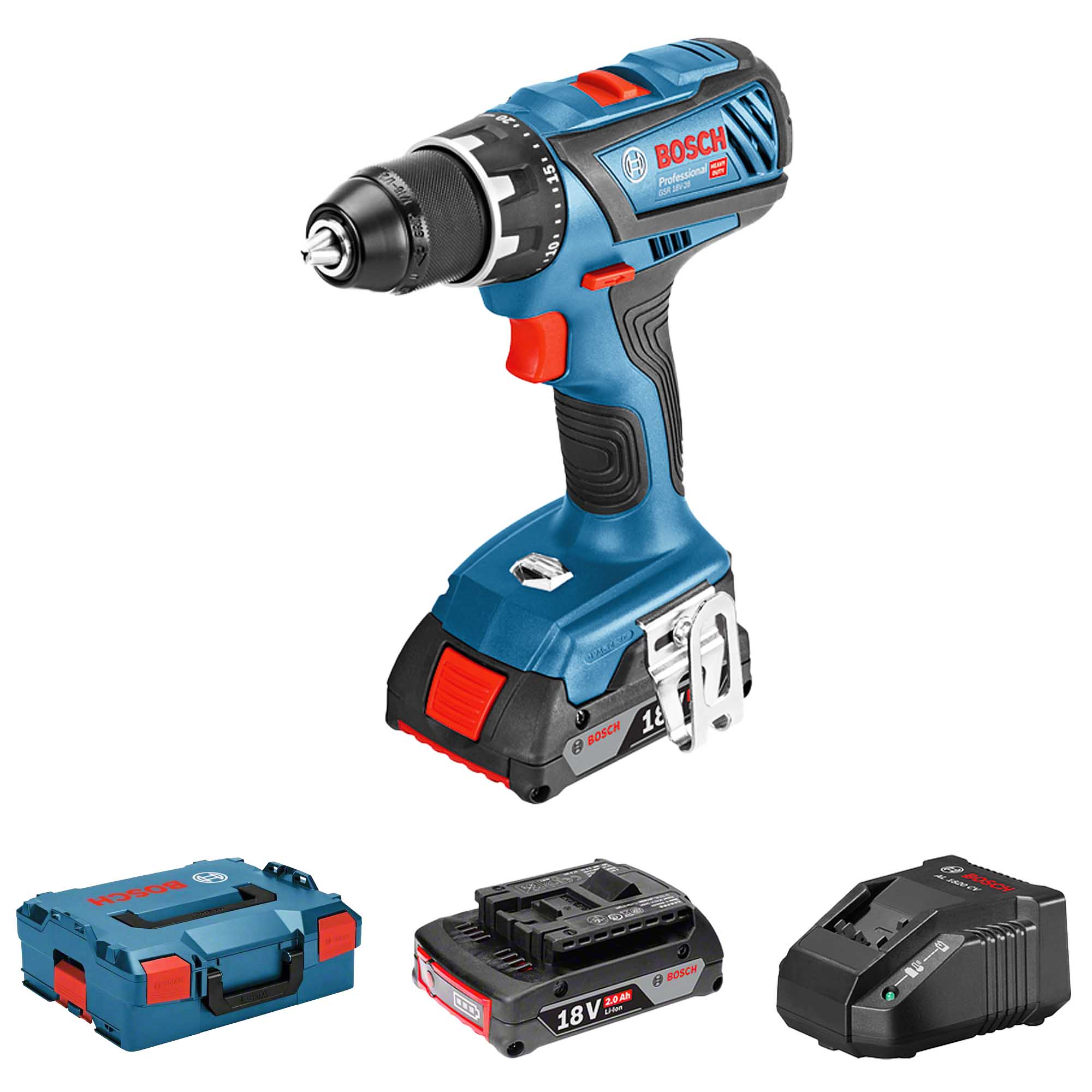 Perceuse Bosch GSR 18V-28 2Ah