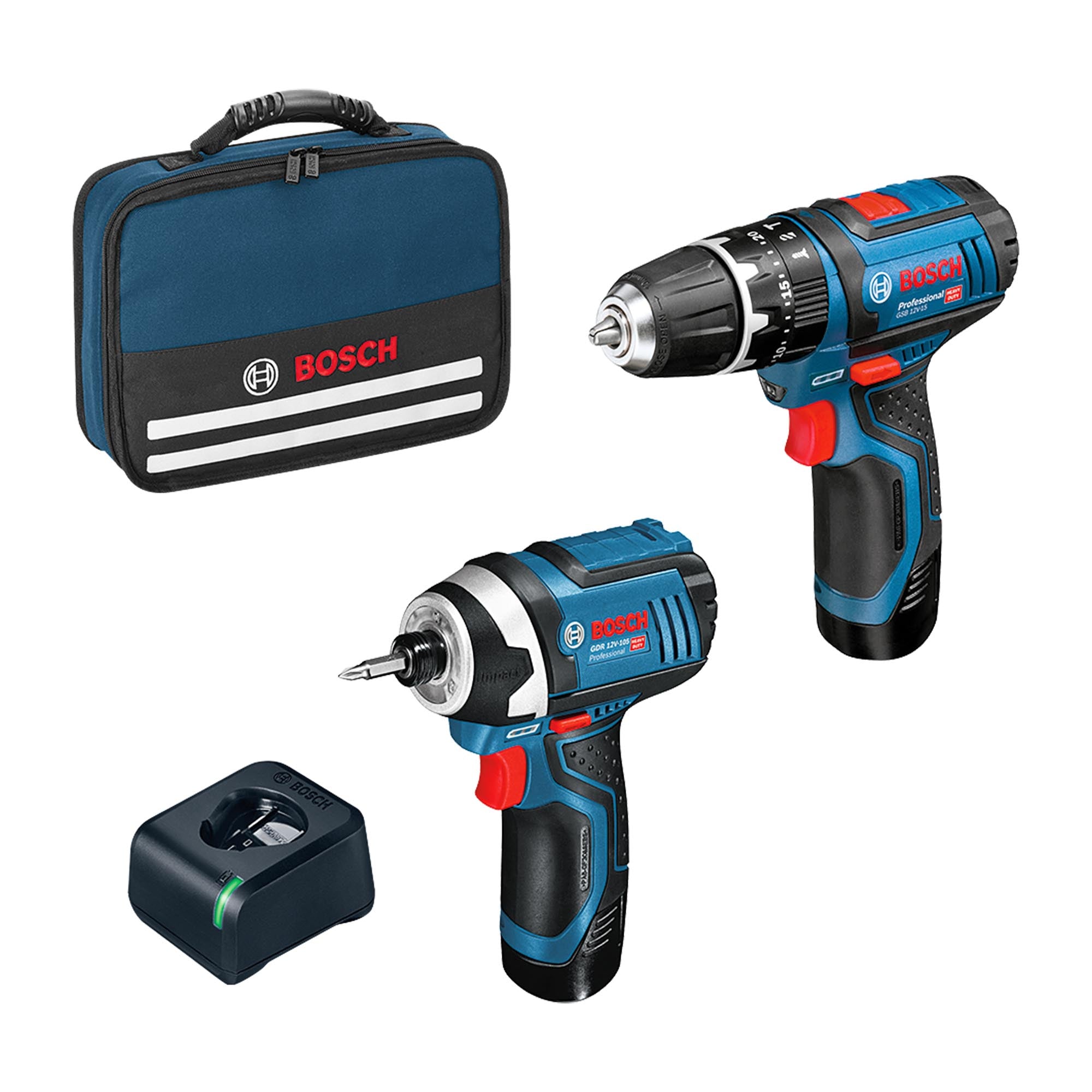 Pack Bosch GSB 12V-15 + GDR 12V-105