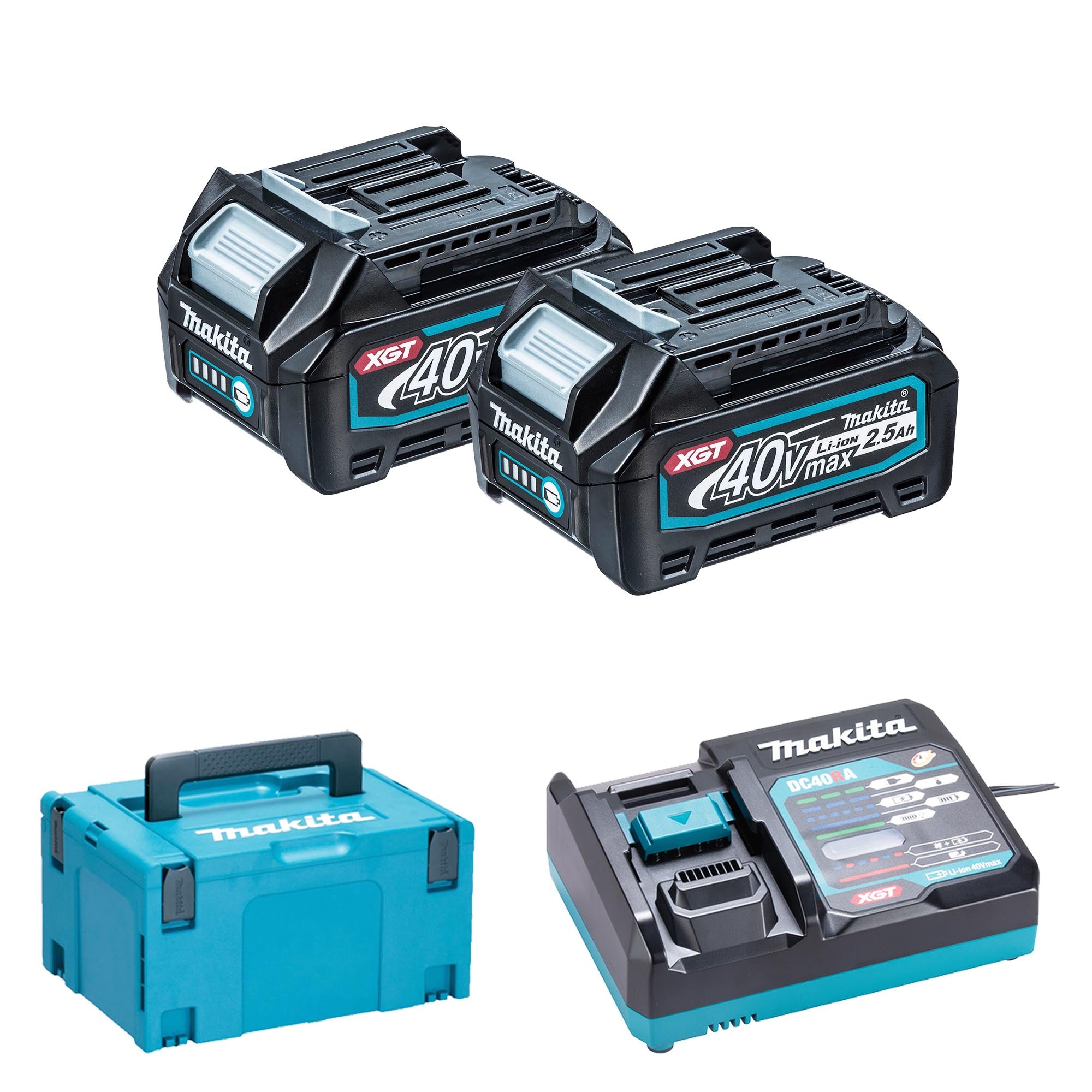 Kit d'énergie Makita 191J81-6 40V 2,5Ah