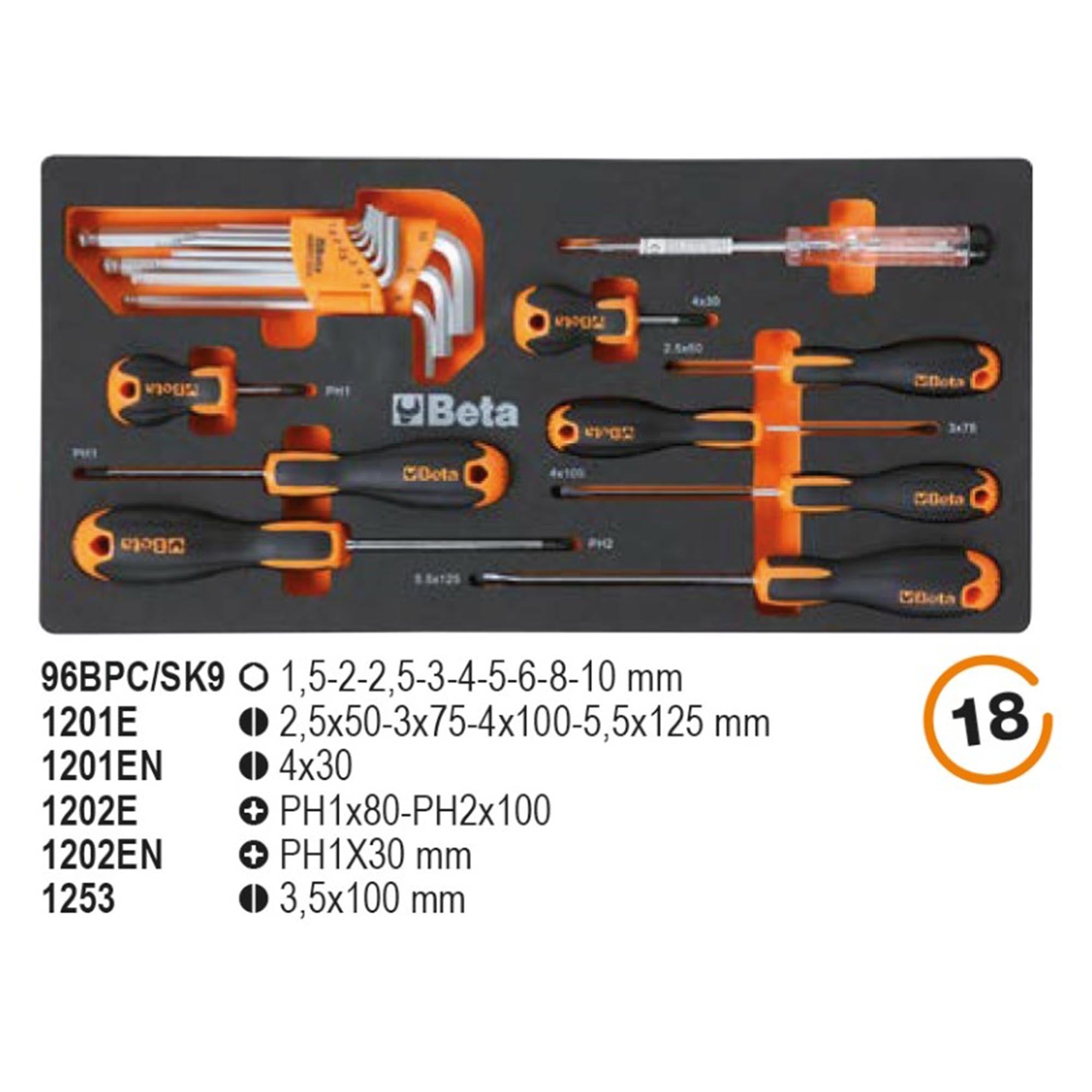 Boîte à outils portable Beta BW 2200E/21