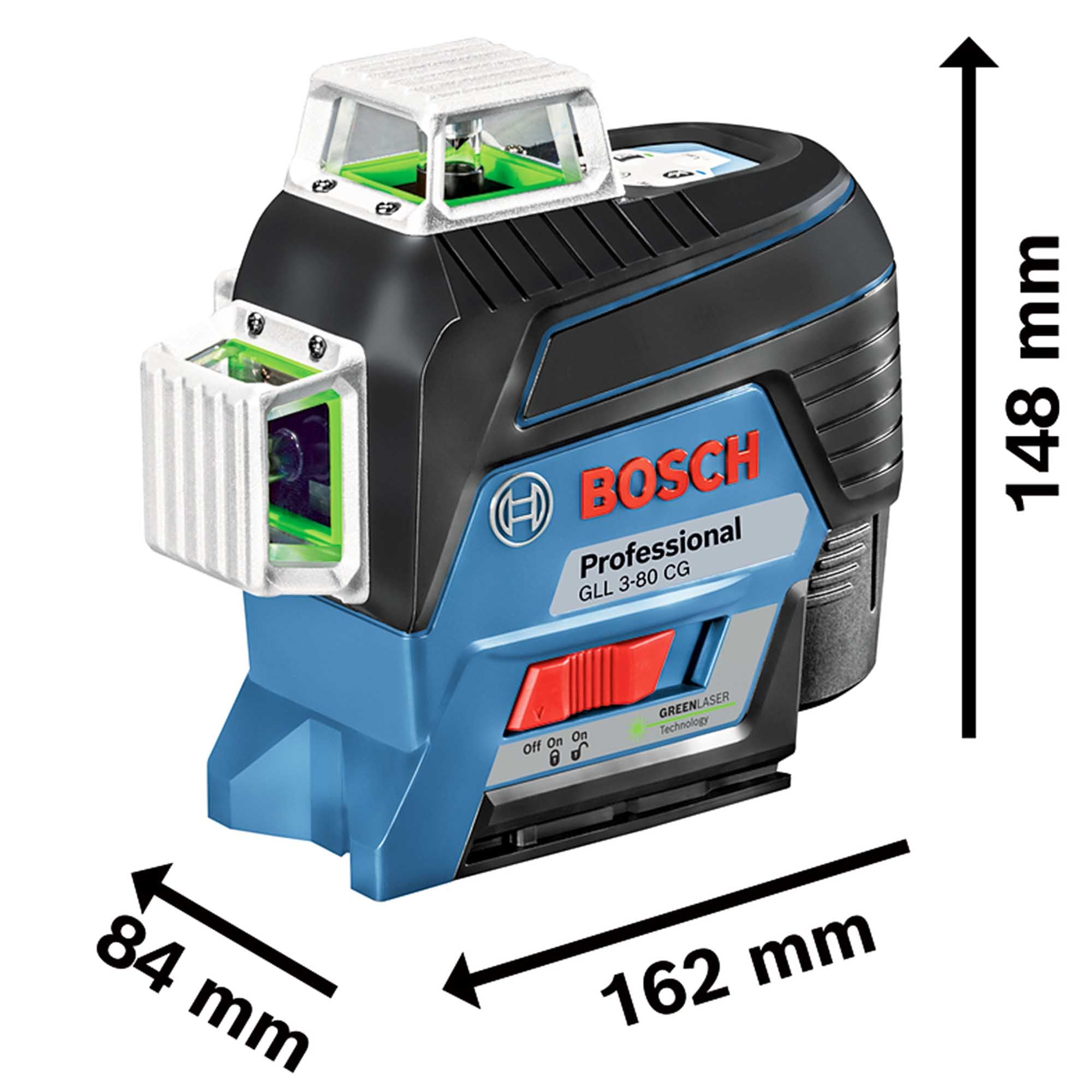 Niveau Laser Bosch GLL 3-80 CG L-Boxx