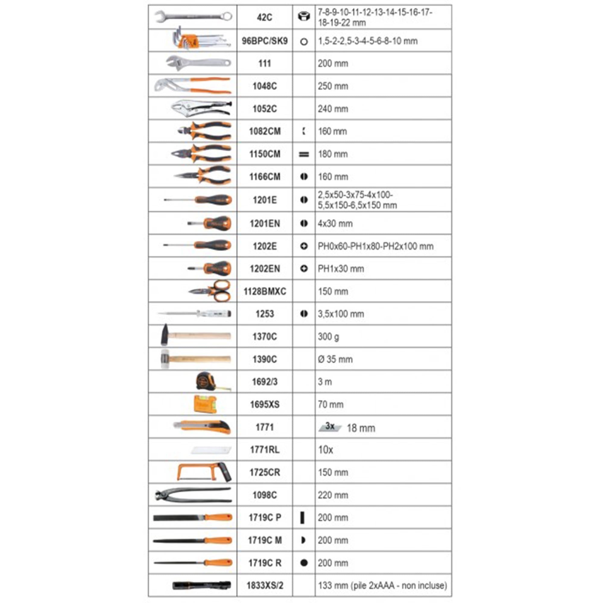 Trolley Porte outils Beta 4300E 21