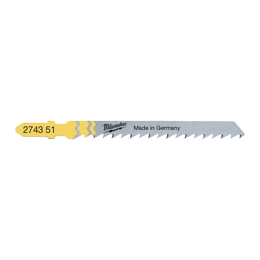 Lames de scie à bois Milwaukee T101D 75x4mm 5 pcs