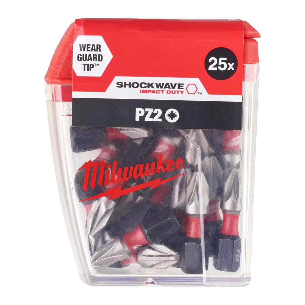 Ensemble d'inserts Milwaukee PZ2 25mm 25 pcs