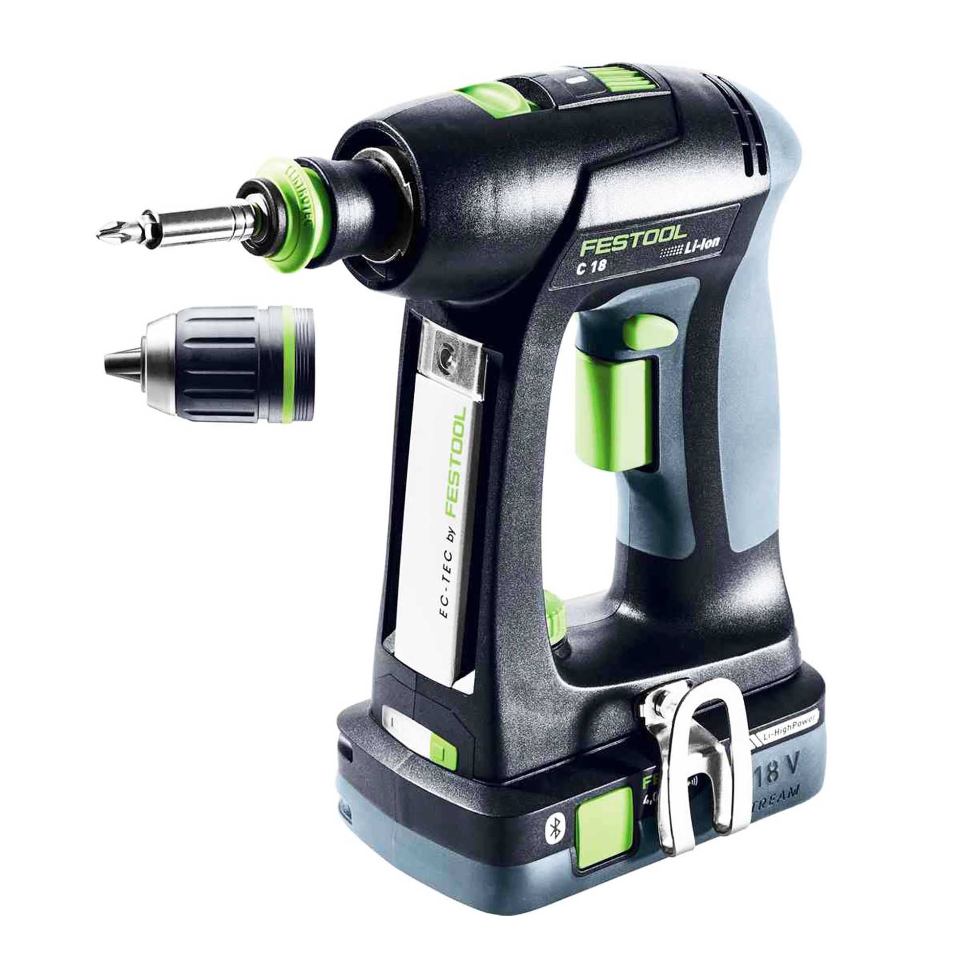 Perceuse-visseuse Festool C 18 HPC 4.0 I-Plus 18V 4 Ah