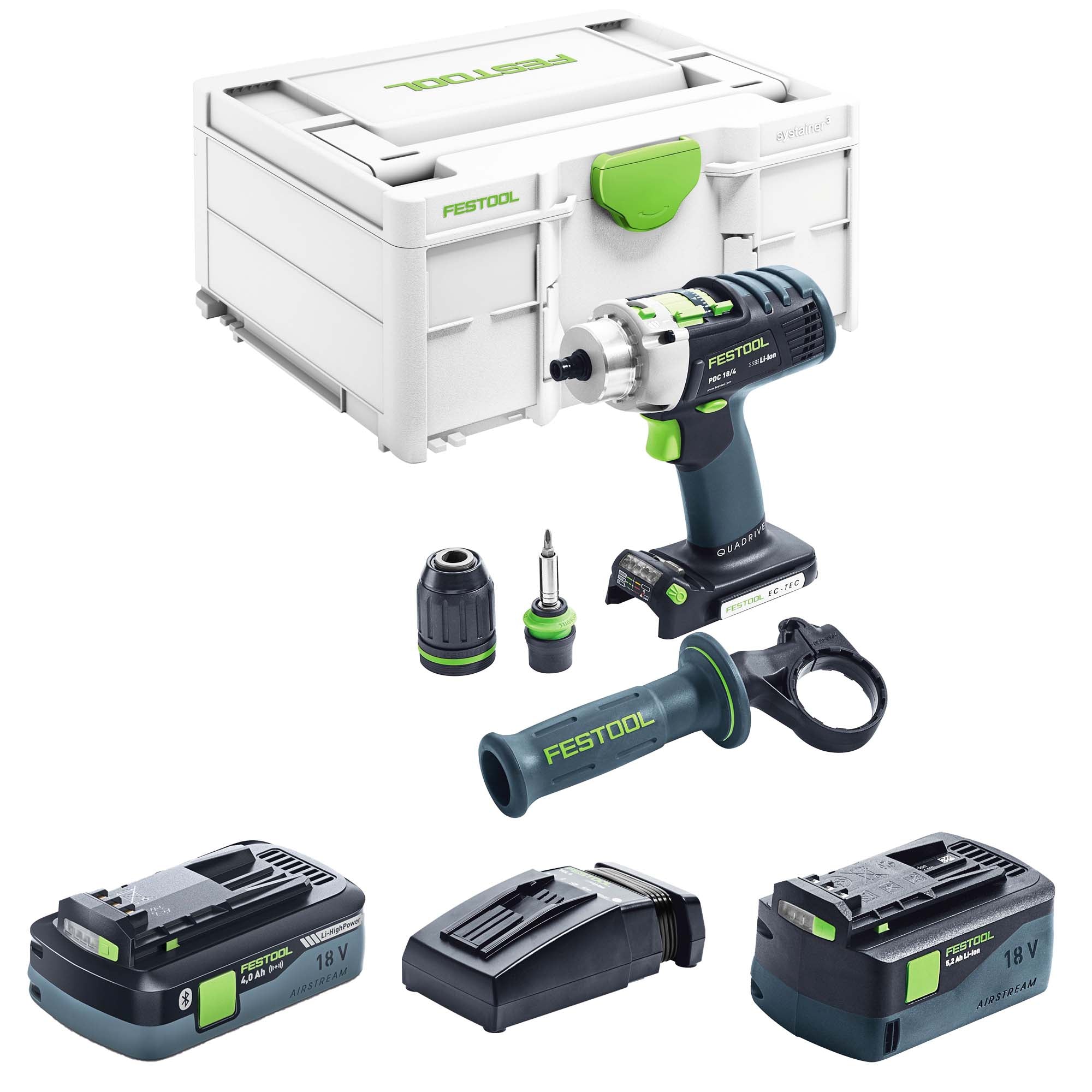 Perceuse-visseuse à percussion Festool TPC 18/4 5,2/4,0 I-Plus