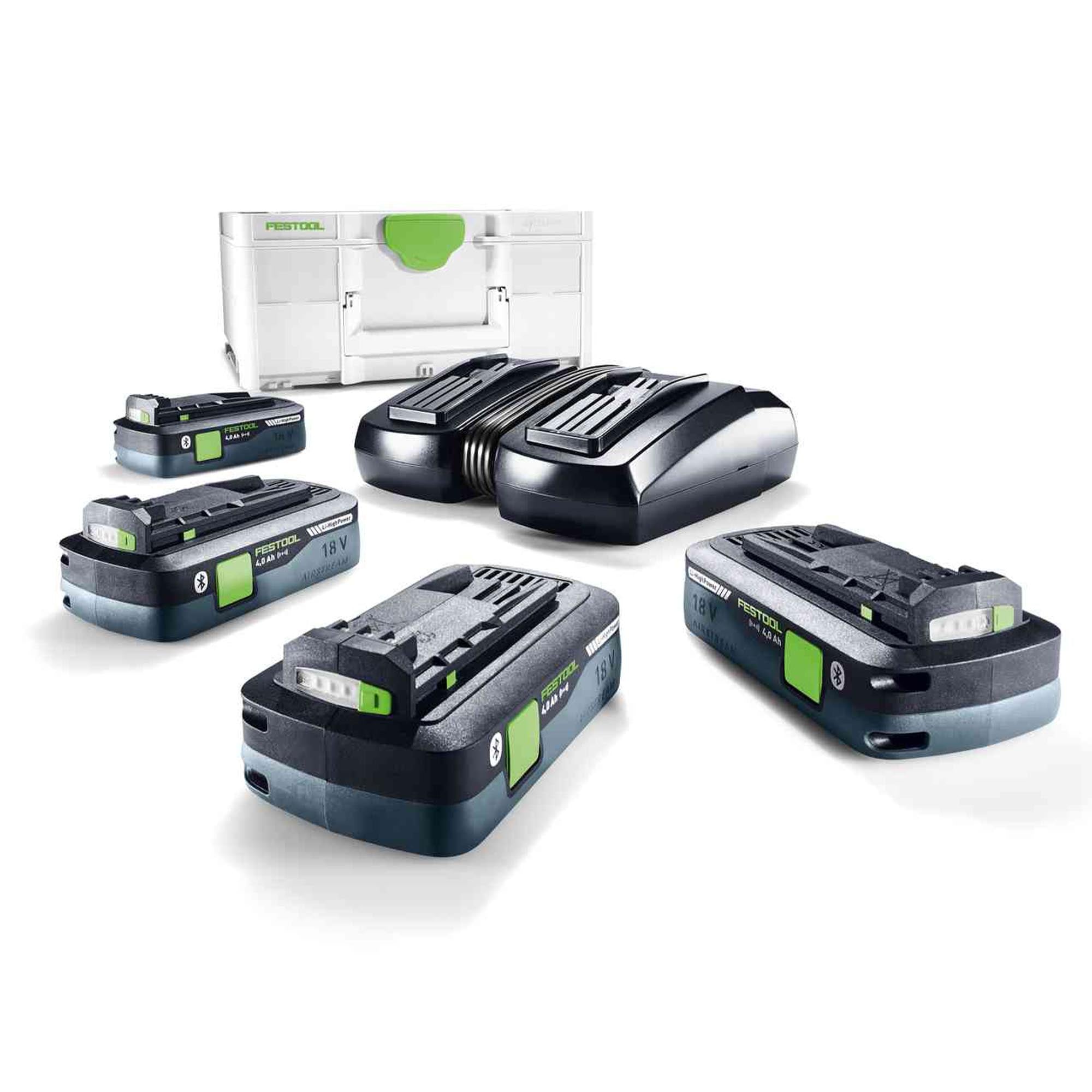 Set Energie Festool SYS 18 V 4x4,0/TCL 6 DUO 4Ah