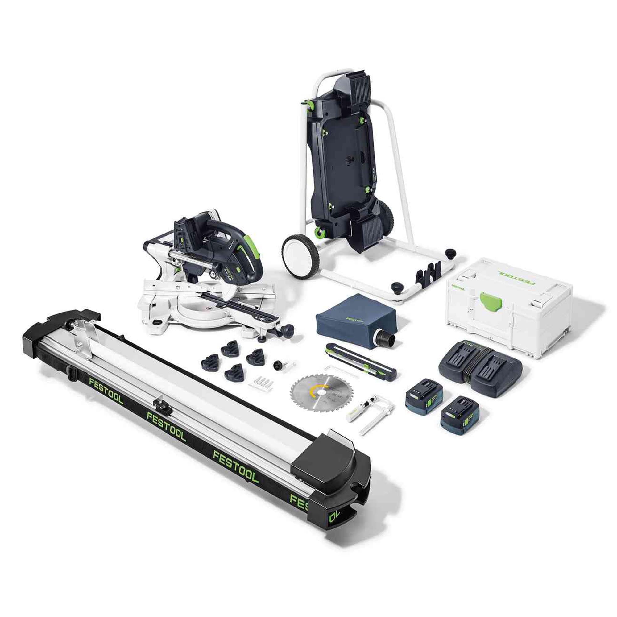 Scie à onglets Festool KAPEX KSC 60 EB 5,2 I-UG-Set 18Vx2 5.2Ah