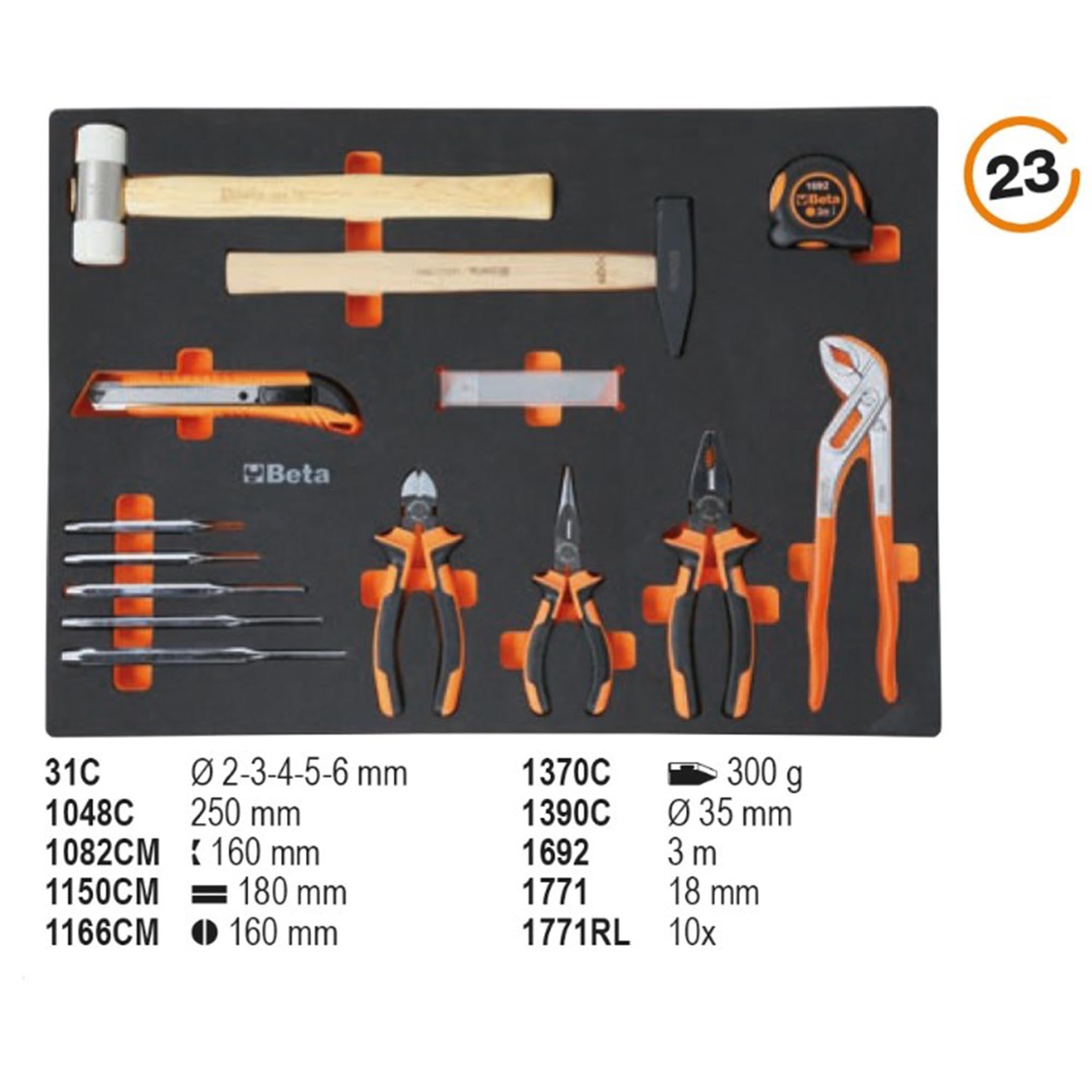 Boîte à outils Beta C04BOX VU