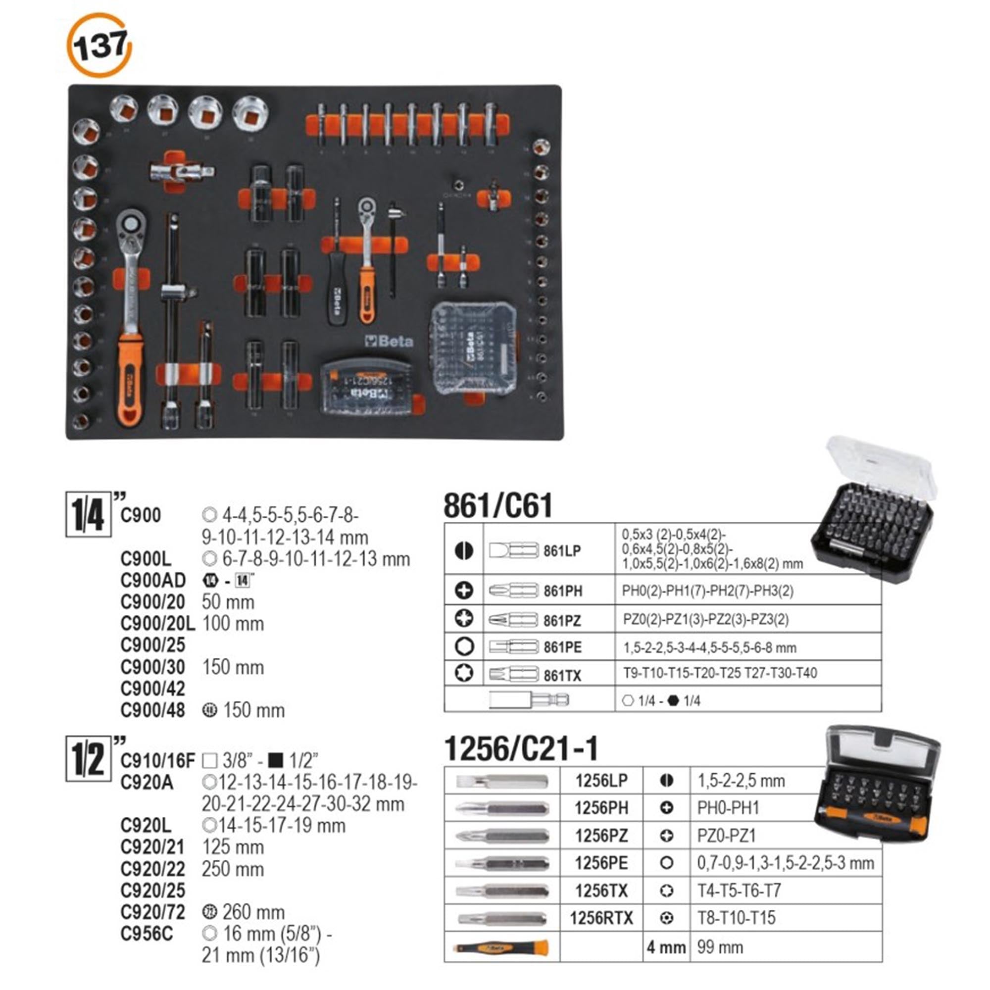 Boîte à outils Beta C04BOX VU