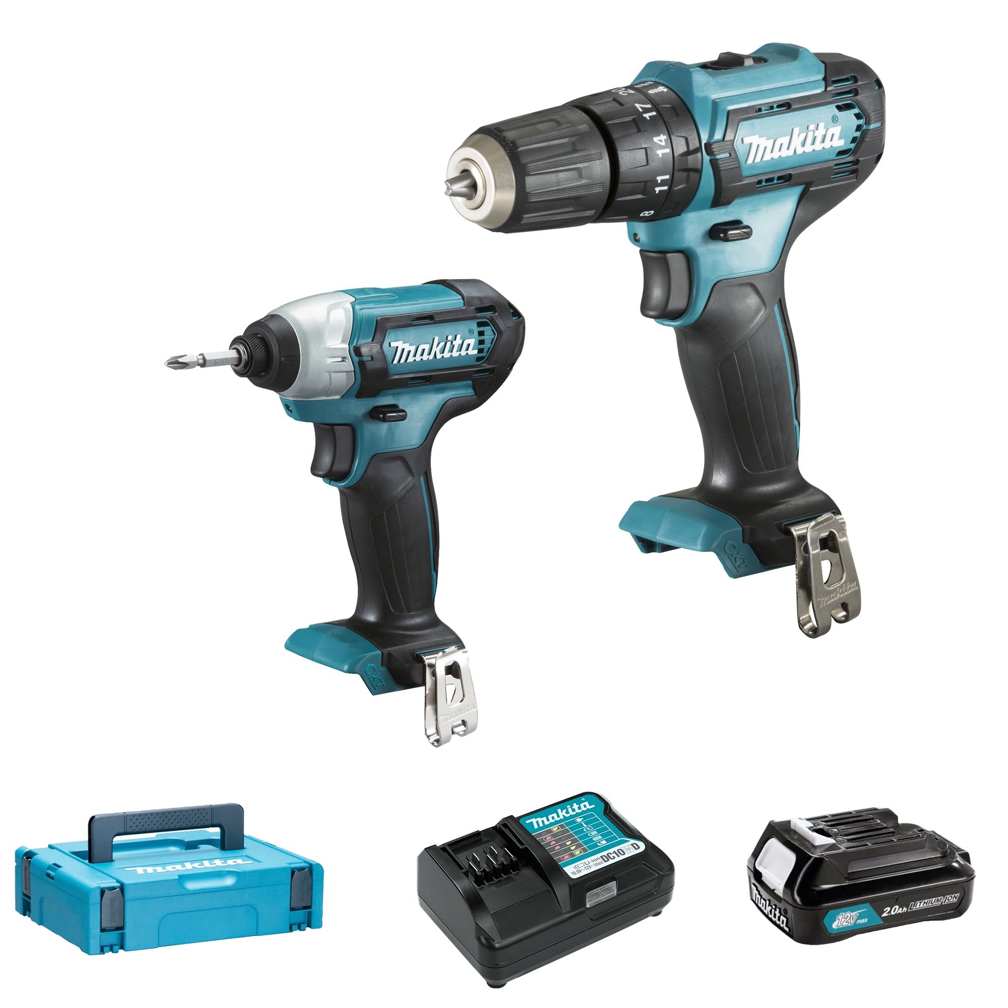 Pack Makita CLX228AJ 12V 2Ah