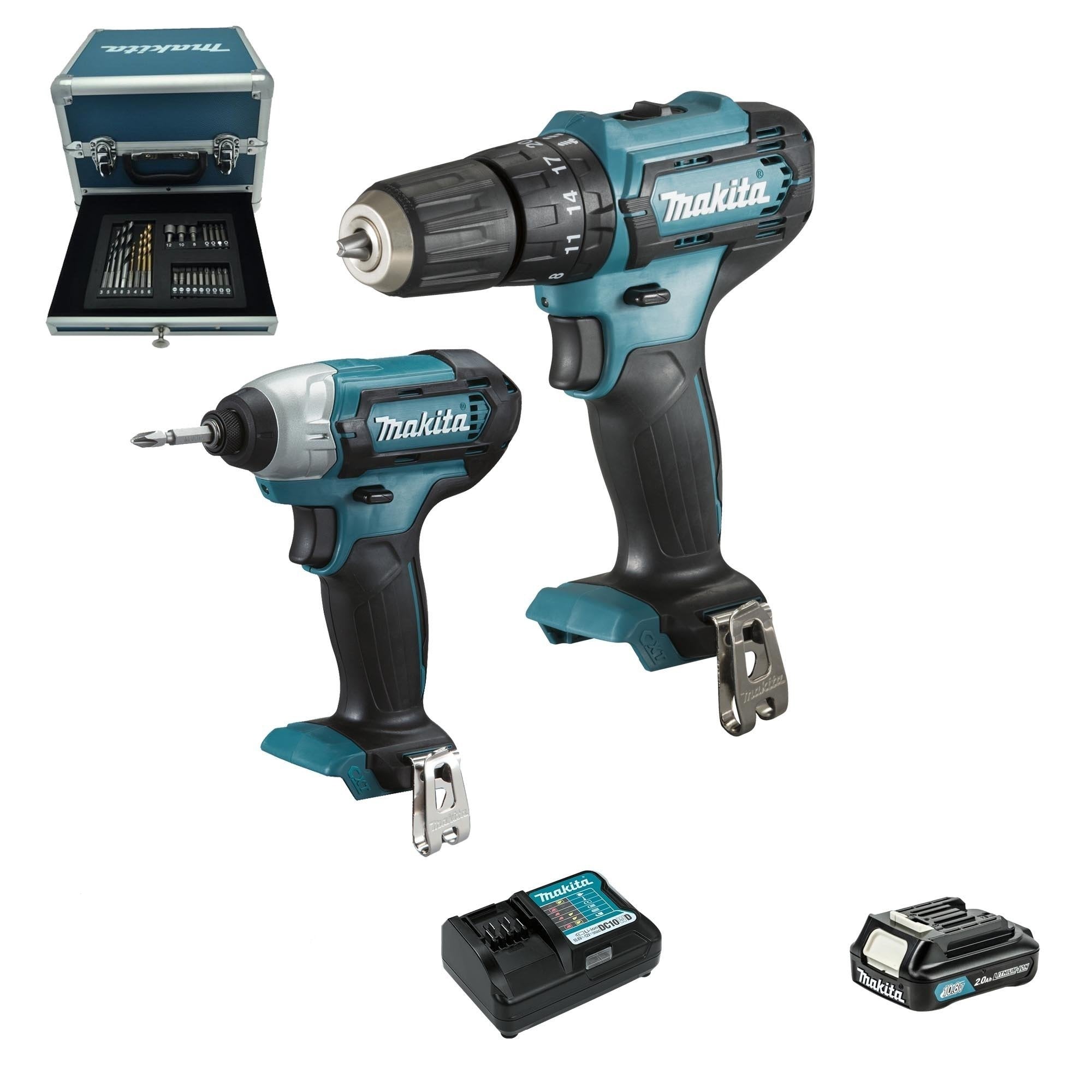 Pack Makita CLX228SAX2 12V 2Ah