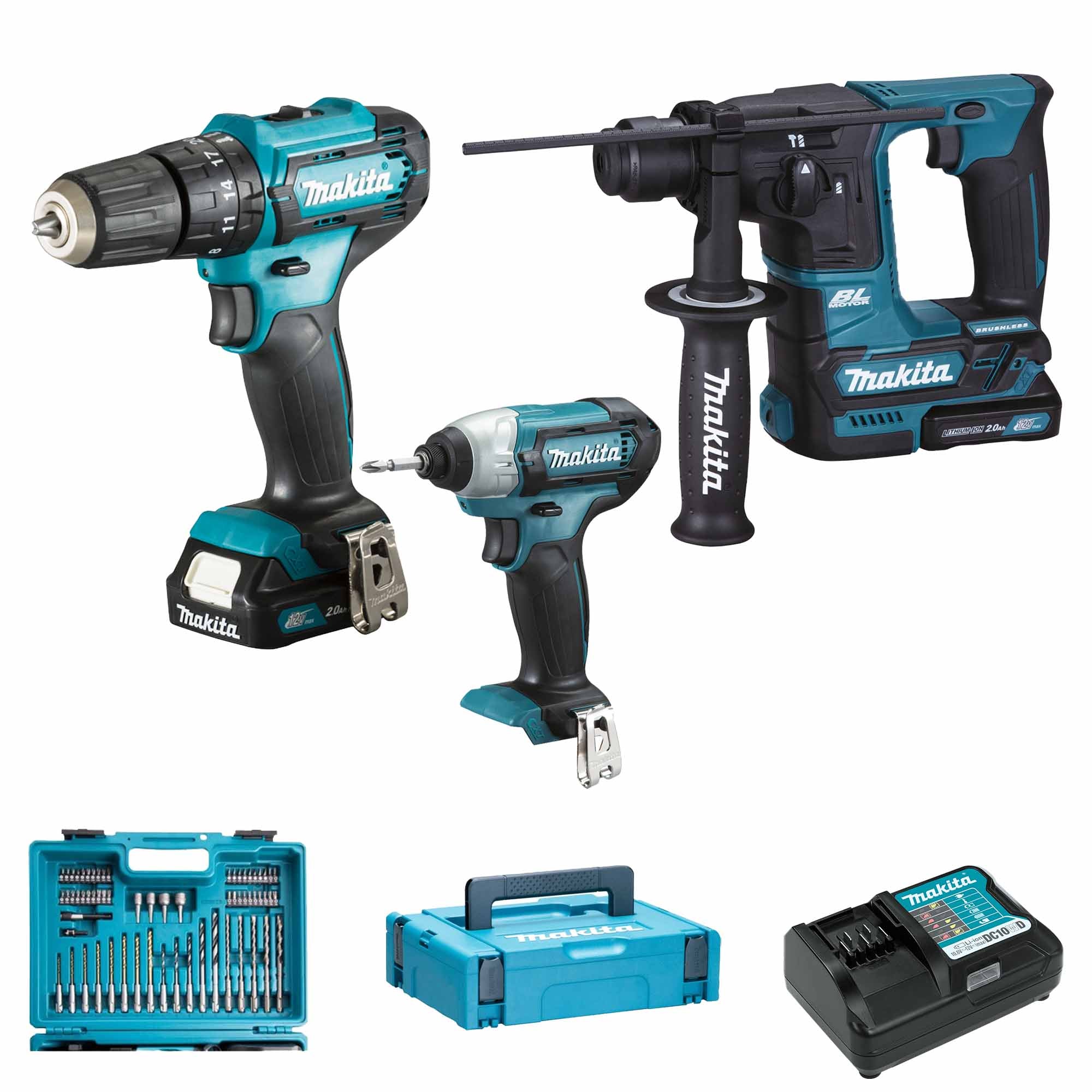 Pack Makita CLX338SAX3 12V 2Ah