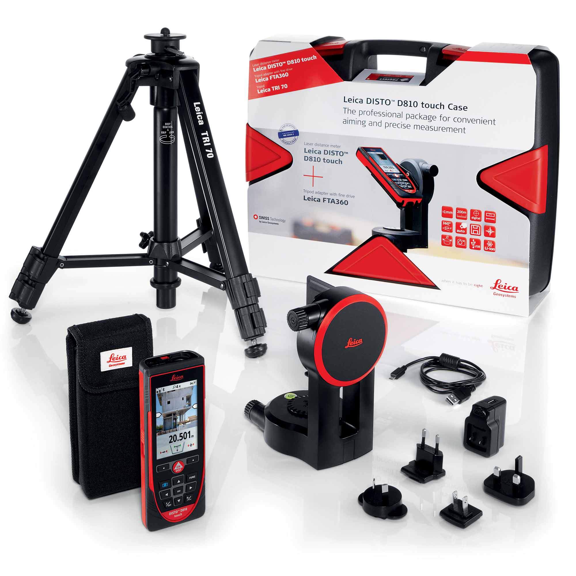 Télémètre laser Leica DISTO D810 PRO PACK