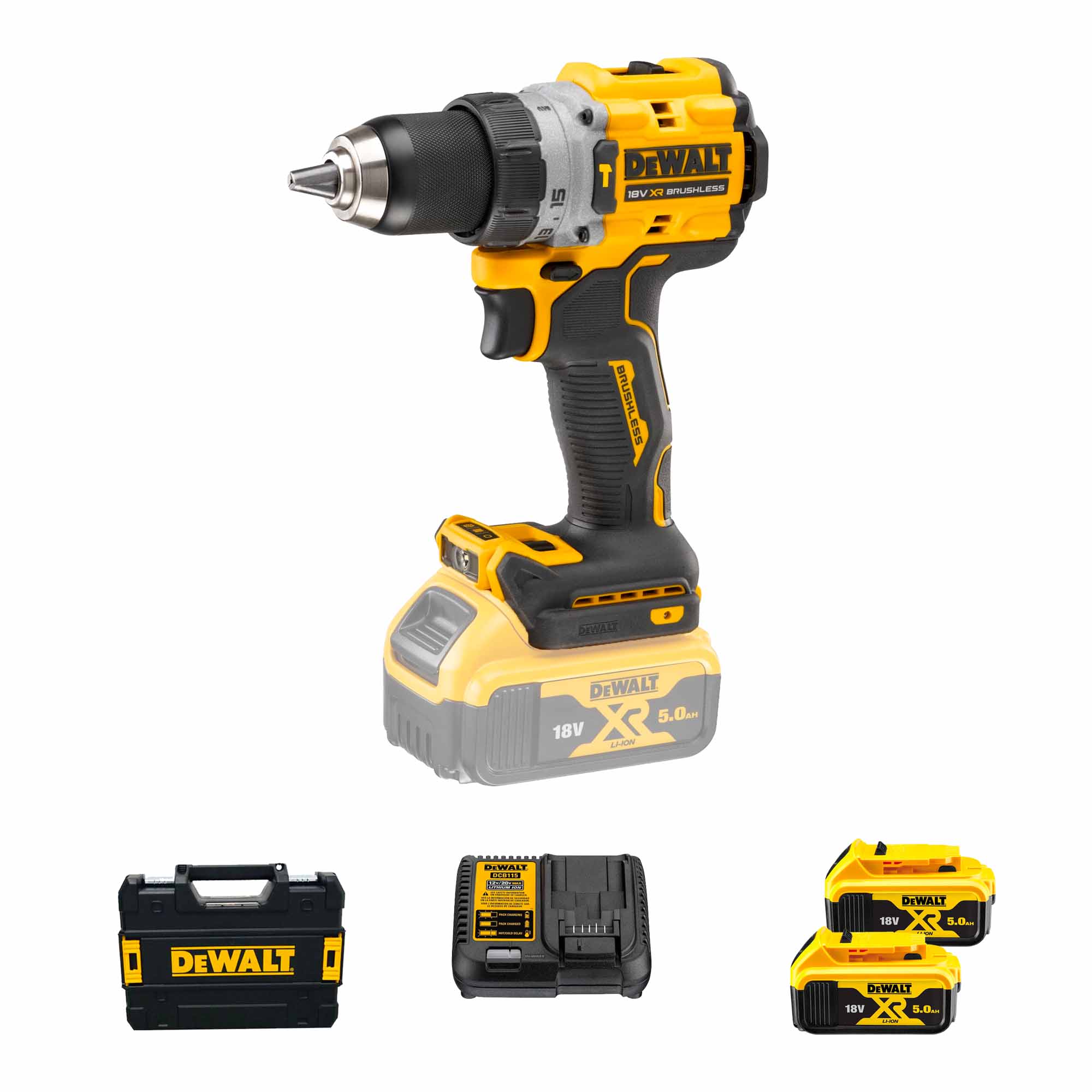 Perceuse-visseuse Dewalt DCD805P2T 18V 5ah