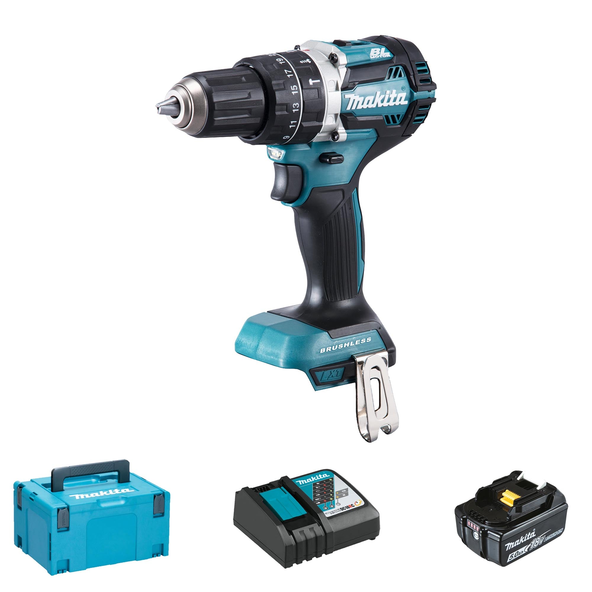 Perceuse à Percussion Makita DHP484RTJ 18V 5Ah