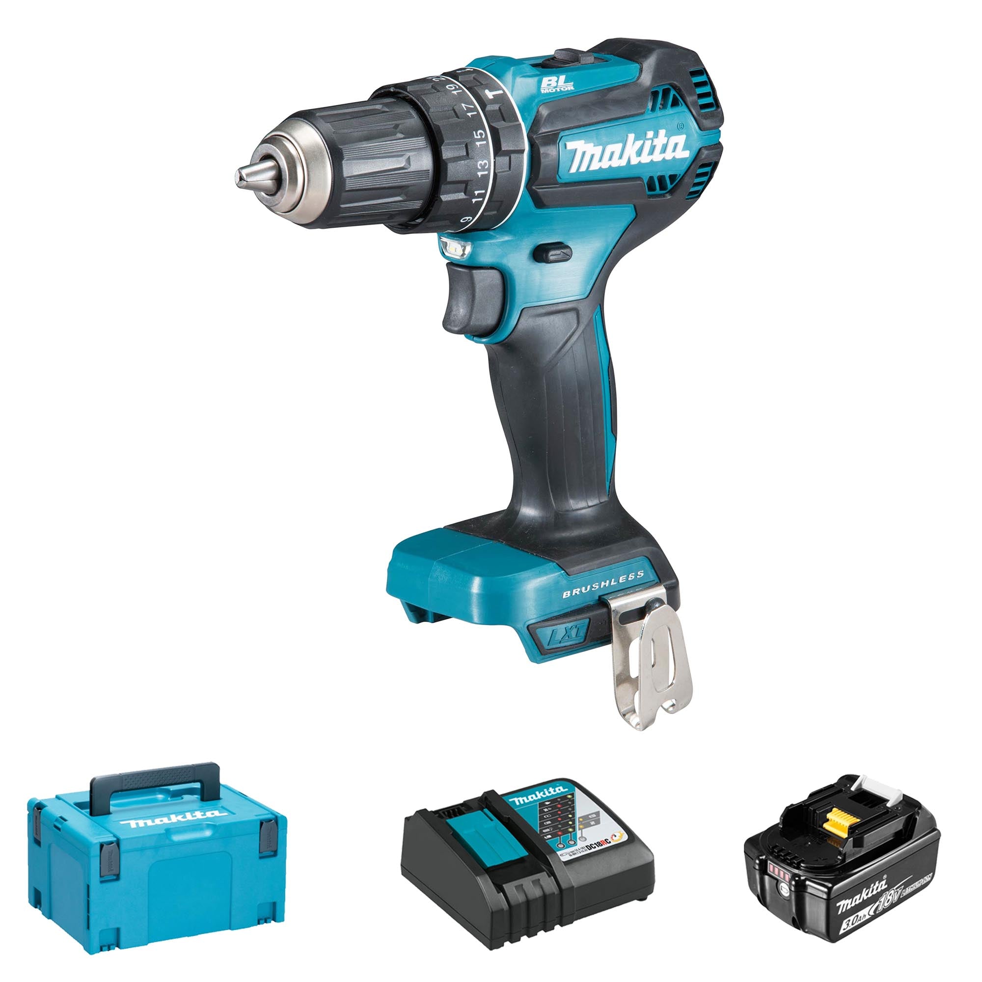 Perceuse à Percussion Makita DHP485RTJ 18V 5Ah