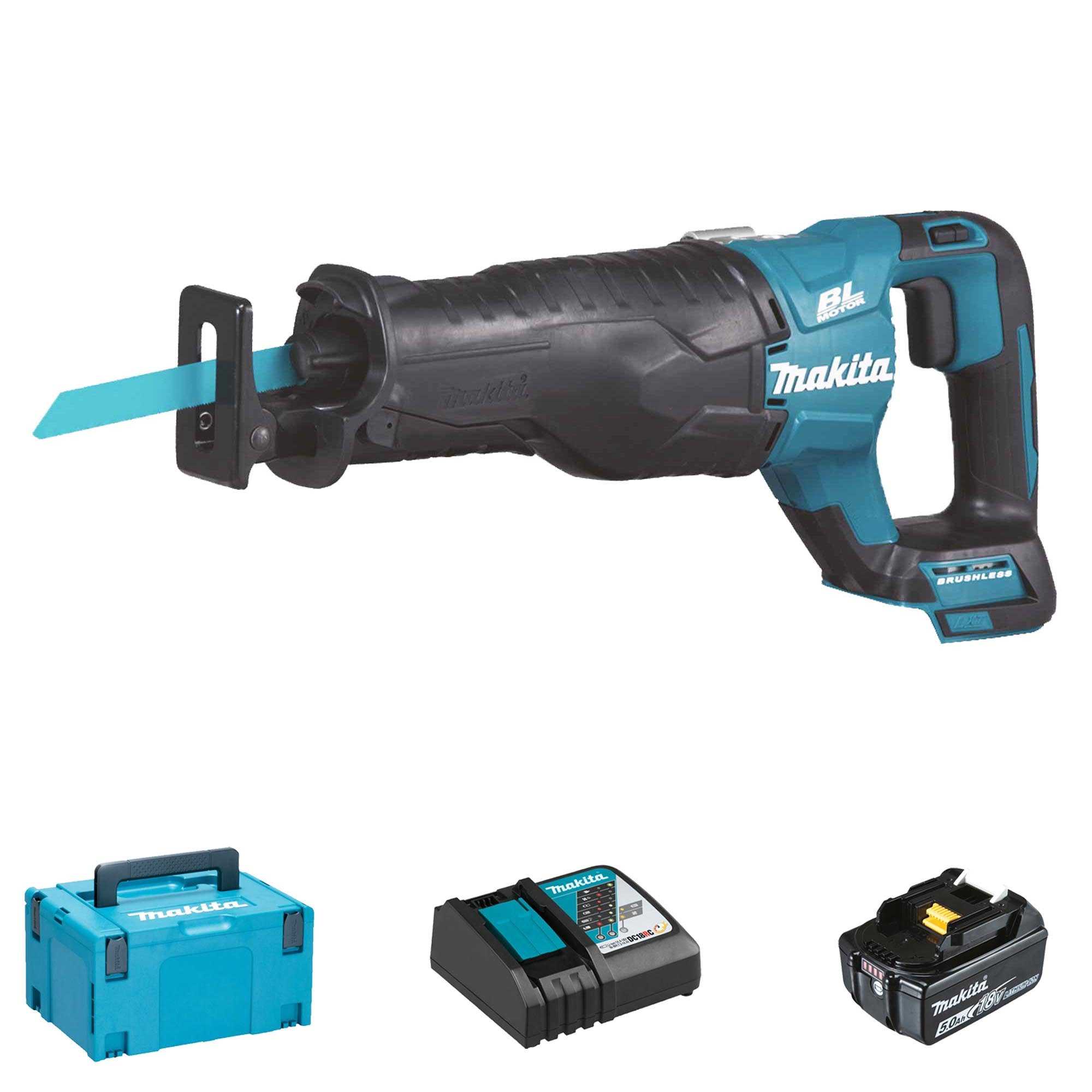 Scie Droit Makita DJR187RTE 18V 5Ah