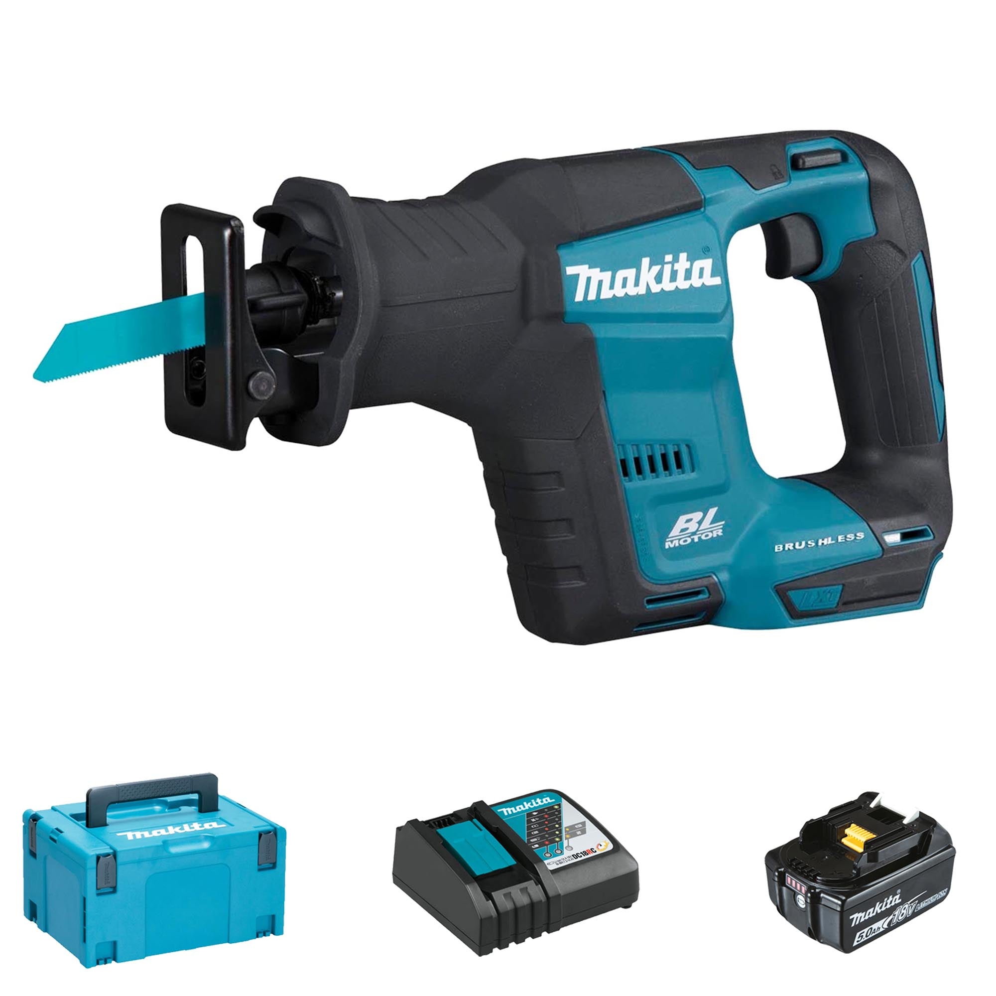 Scie Droit Makita DJR188RTJ 18V 5Ah