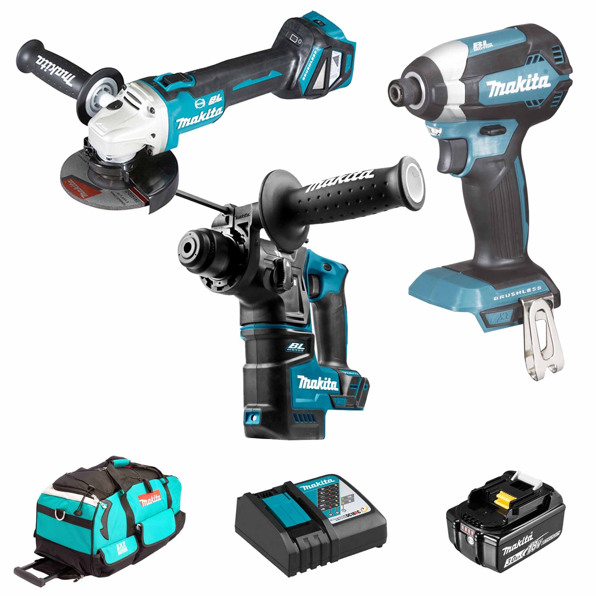 Pack Makita DLX3070TJ 18V 3Ah