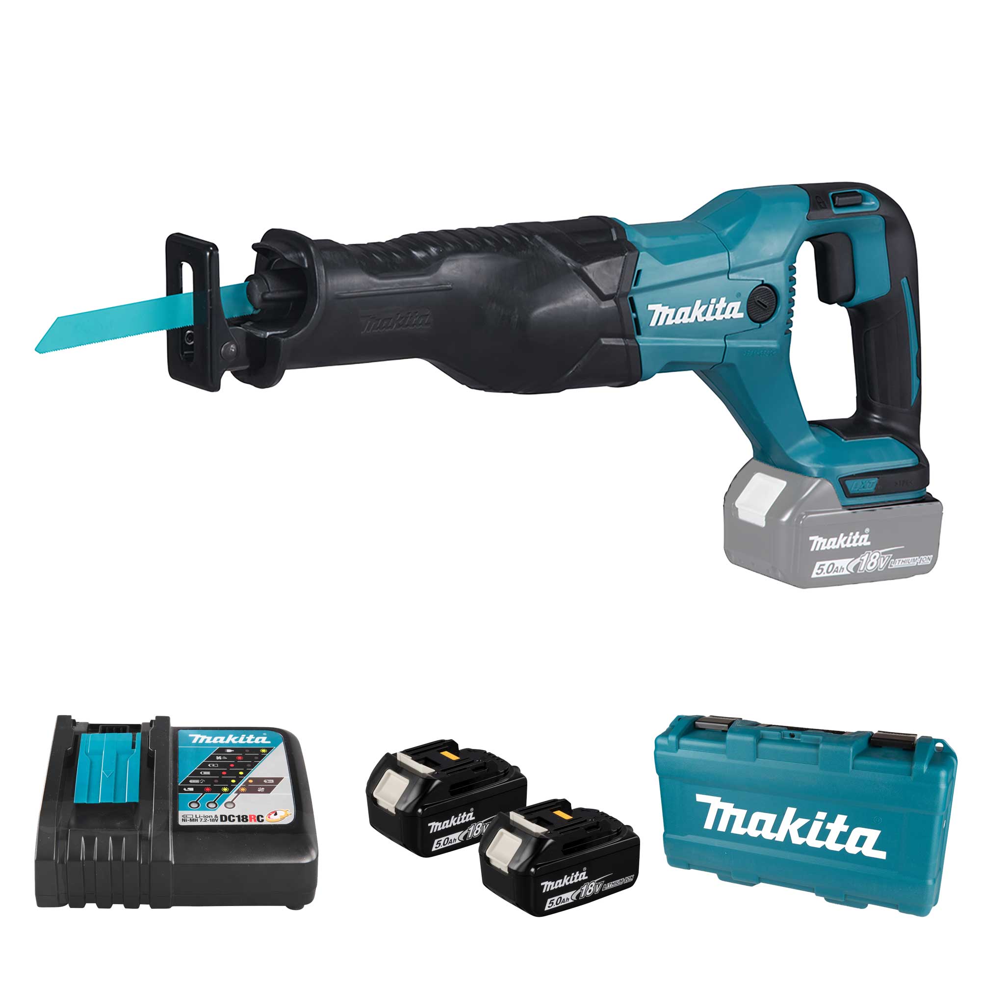 Scie Droit Makita DJR186RTE 18V 5Ah