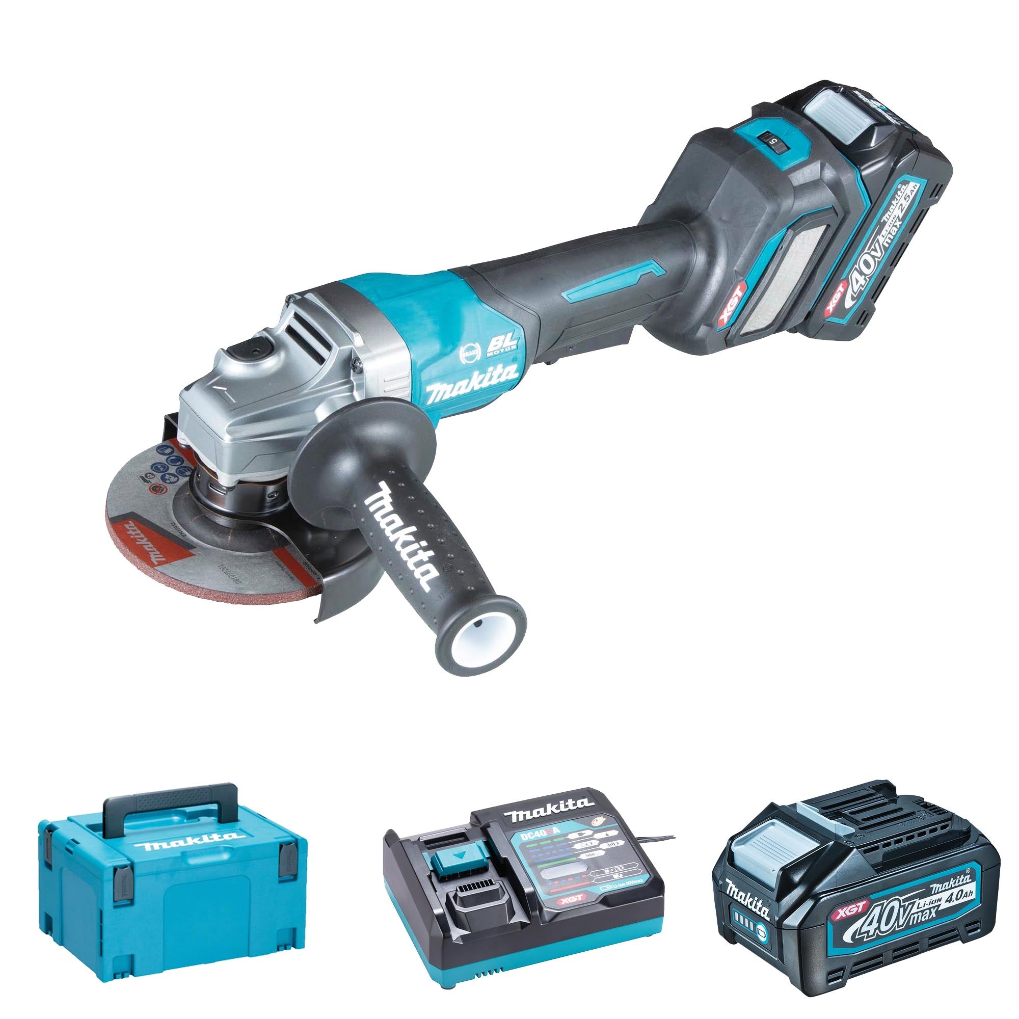 Meuleuse d'angle Makita GA029GM201 40V 4Ah