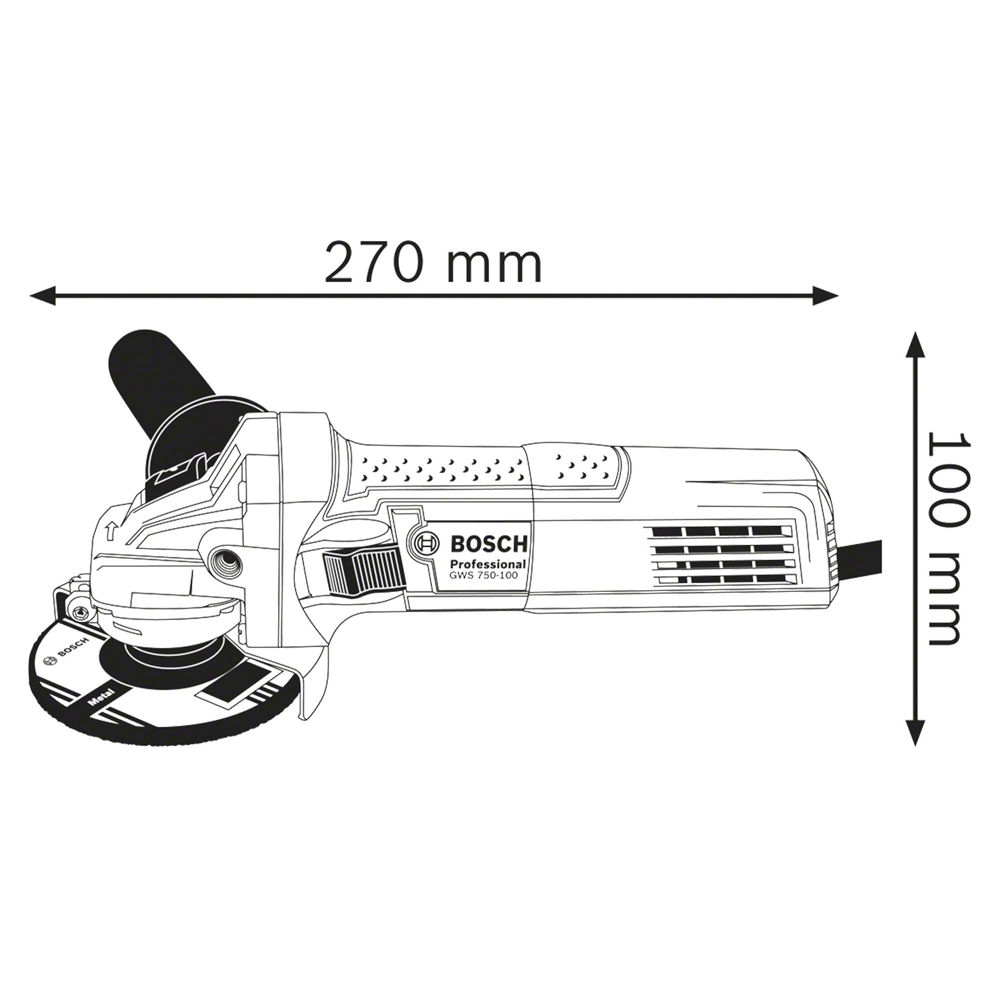 Meuleuse Bosch GWS 750