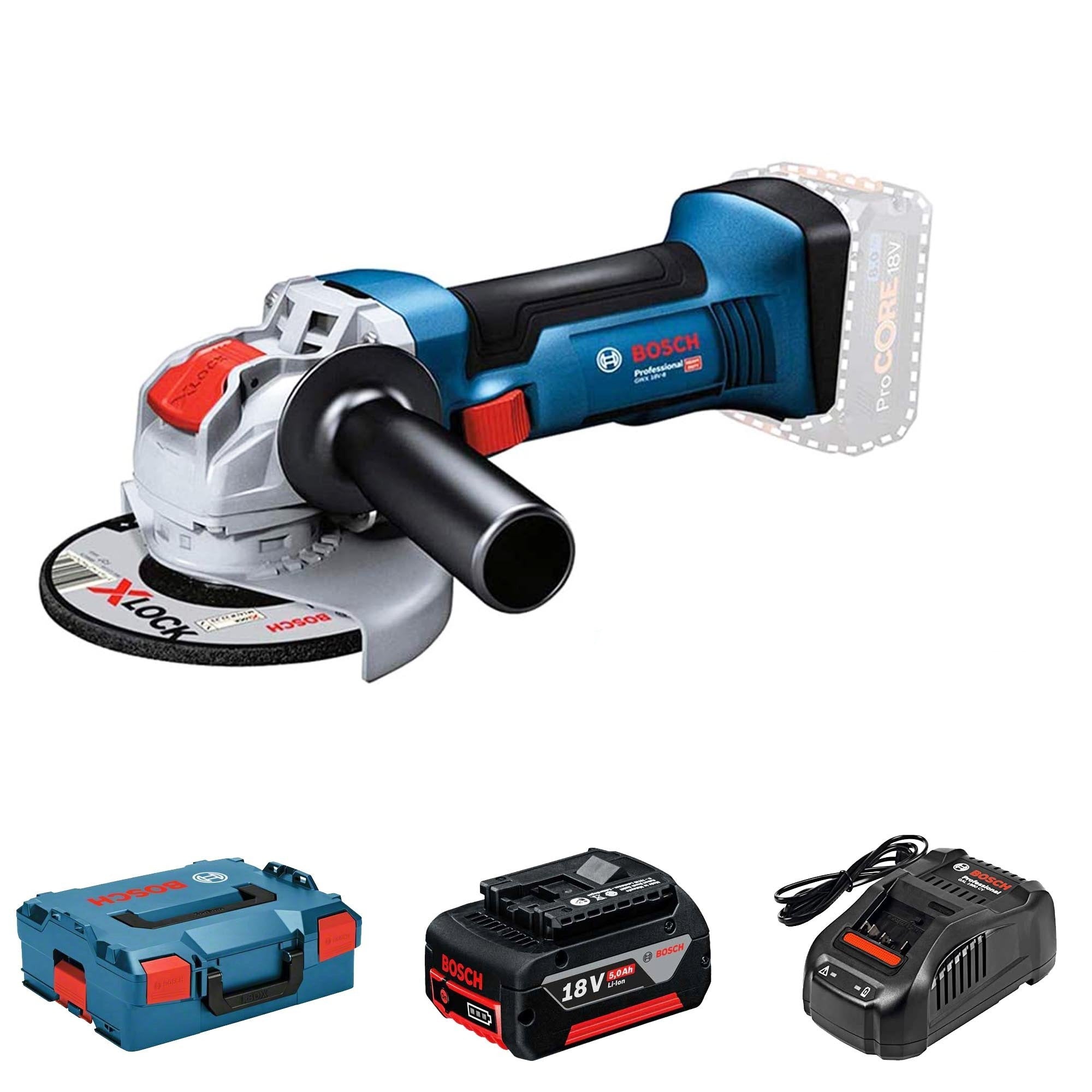 Meuleuse Bosch GWX 18V-8 5Ah X-LOCK