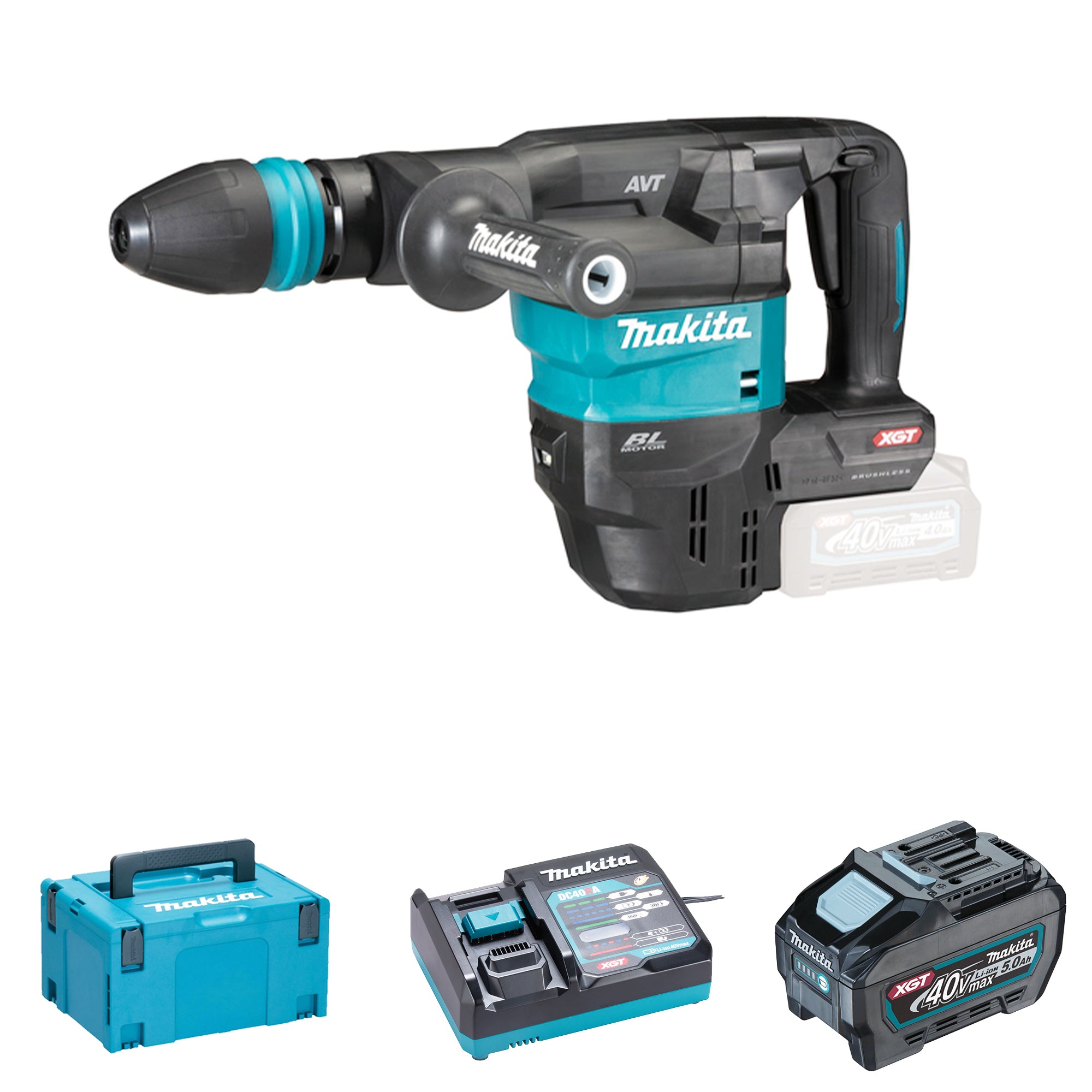 Marteau Burineur Makita HM001GT201 40V 5Ah