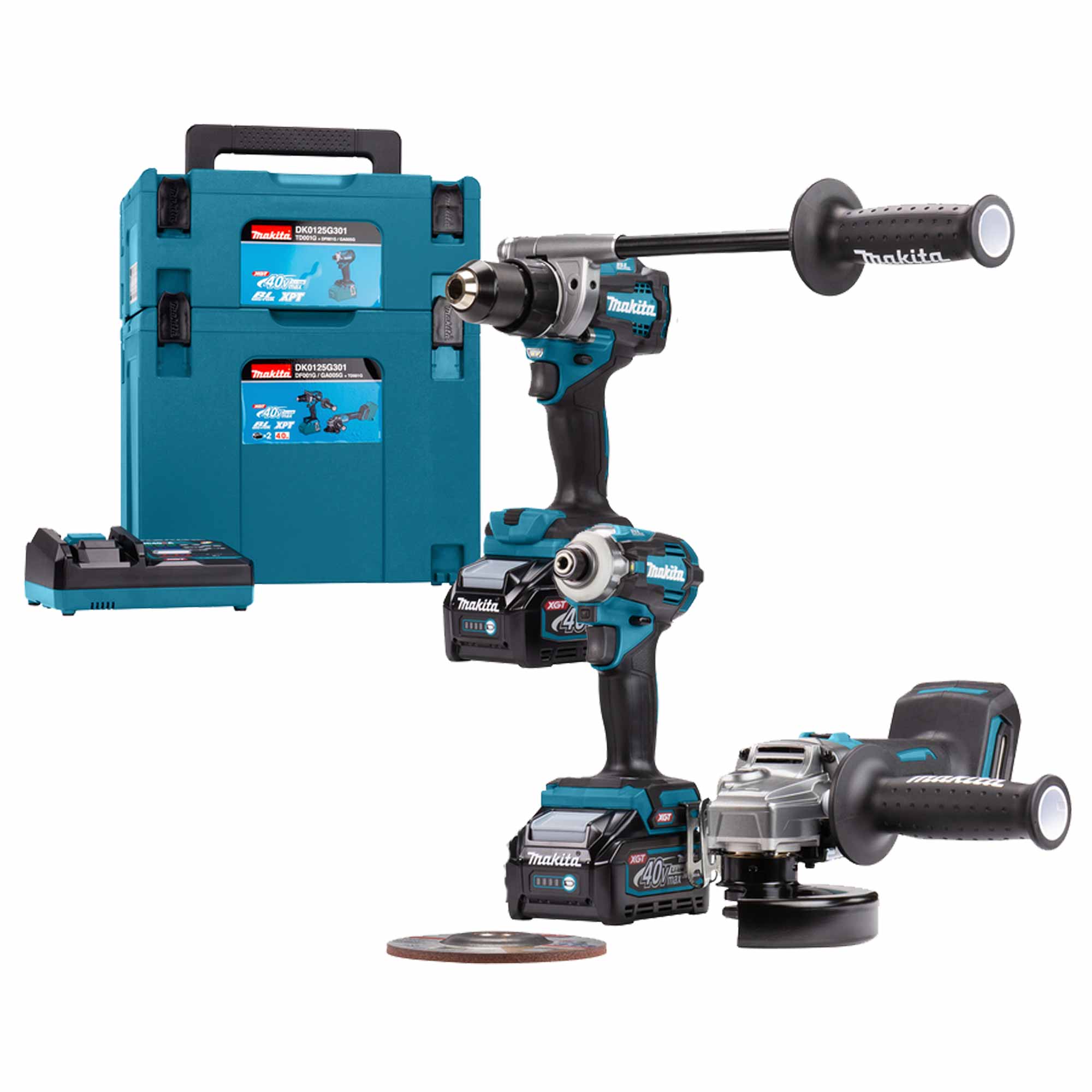 Combo Kit Makita XGT DK0125G301 40V 4.0Ah