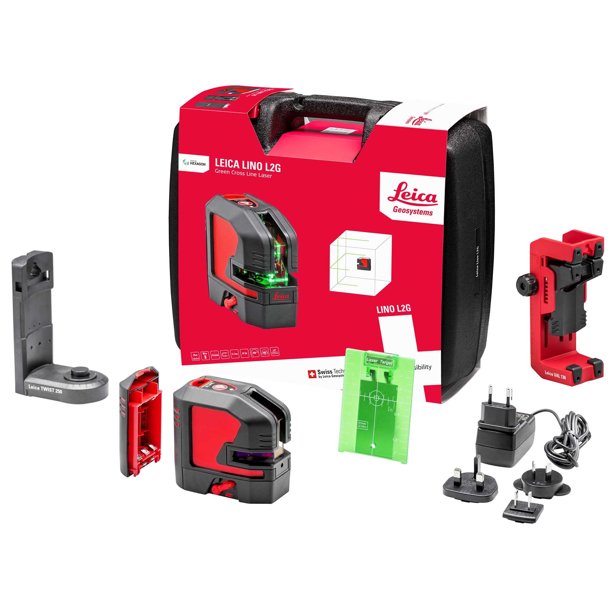 Niveau Laser Leica Lino L2G-1 Pro Pack