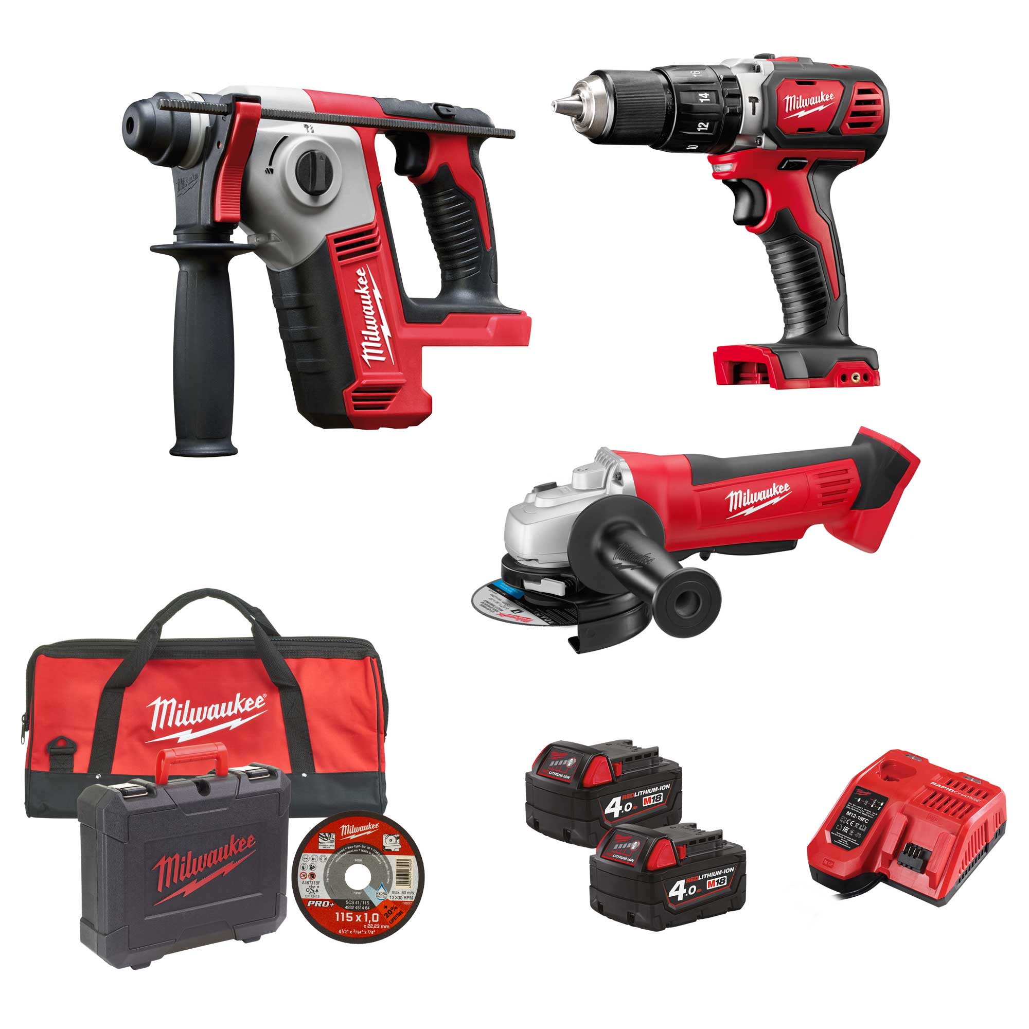 Kit Milwaukee M18 BPP3A-402D