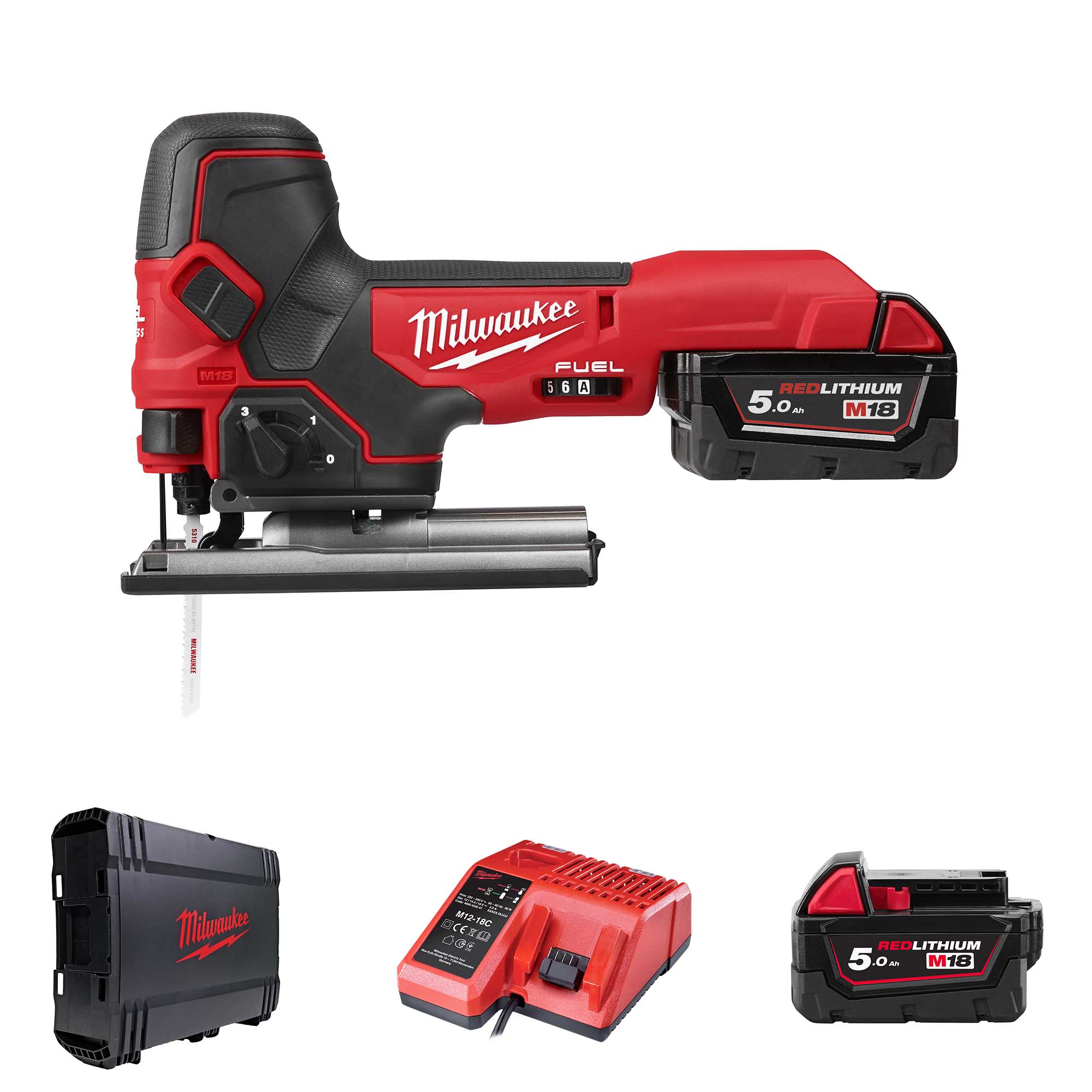 Scie Sauteuse Milwaukee M18 FBJS-502X 18V 5Ah